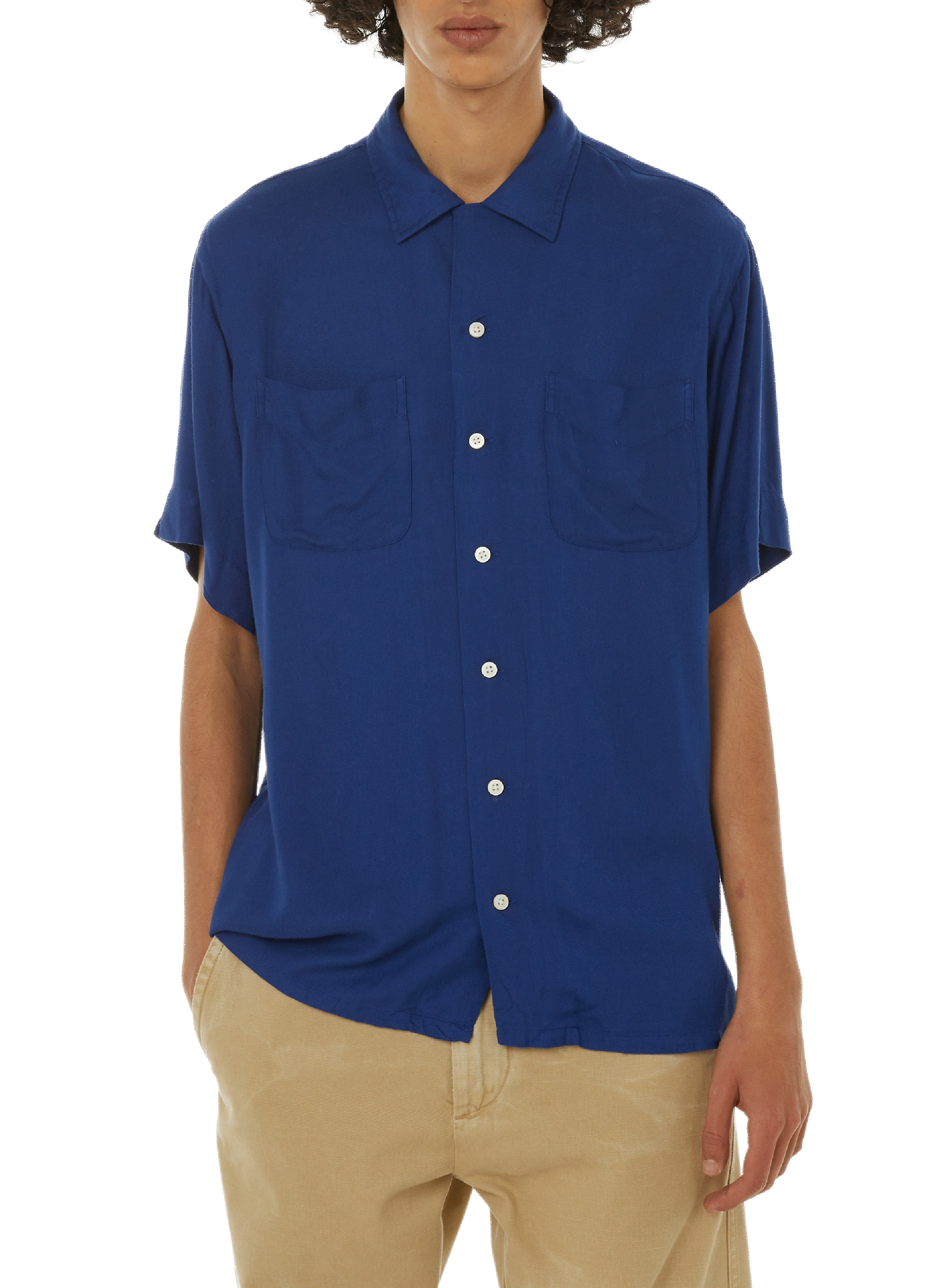 POLO RALPH LAUREN Chemise en viscose Bleu