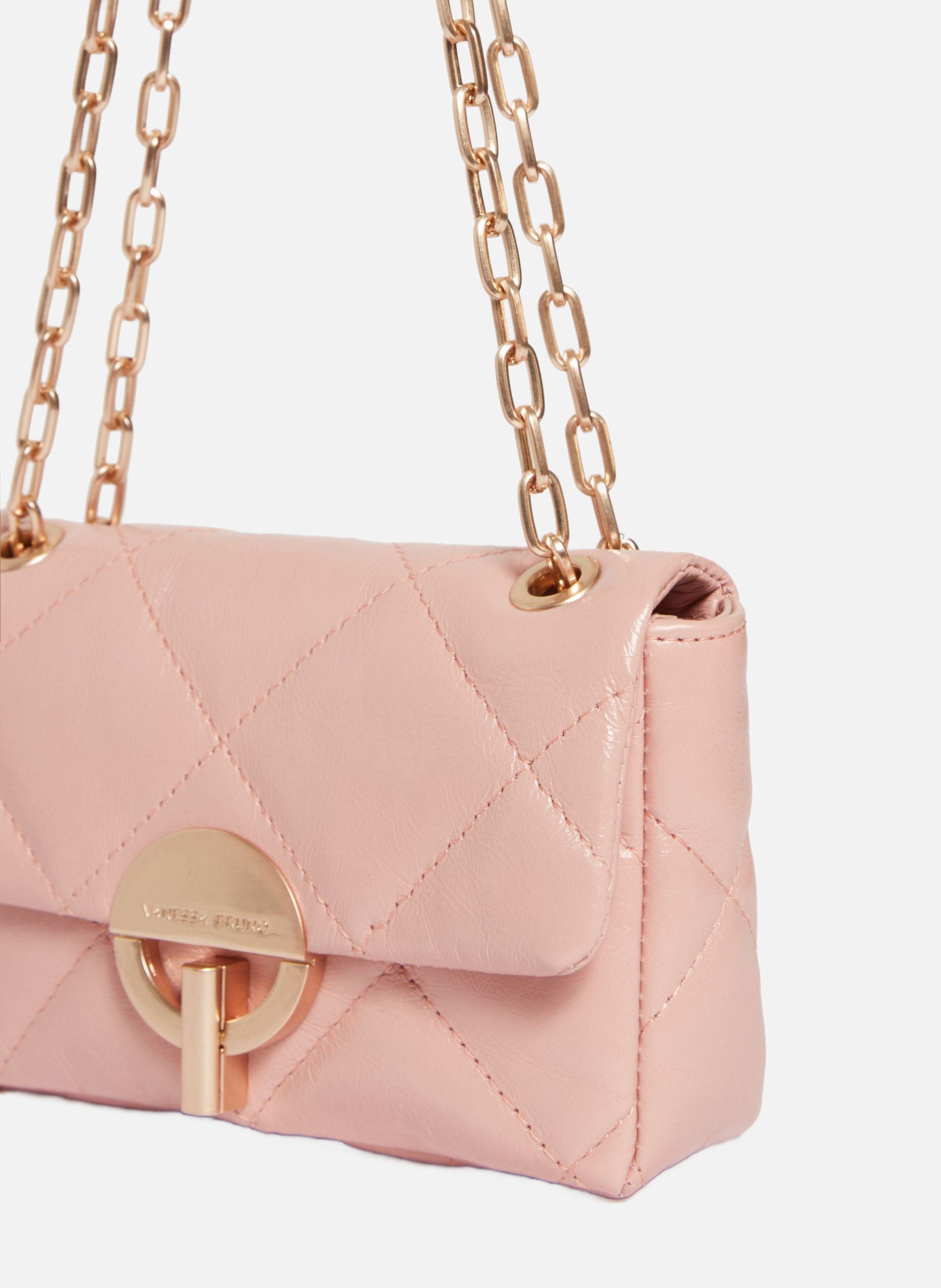 Petit sac moon en cuir VANESSA BRUNO Rose