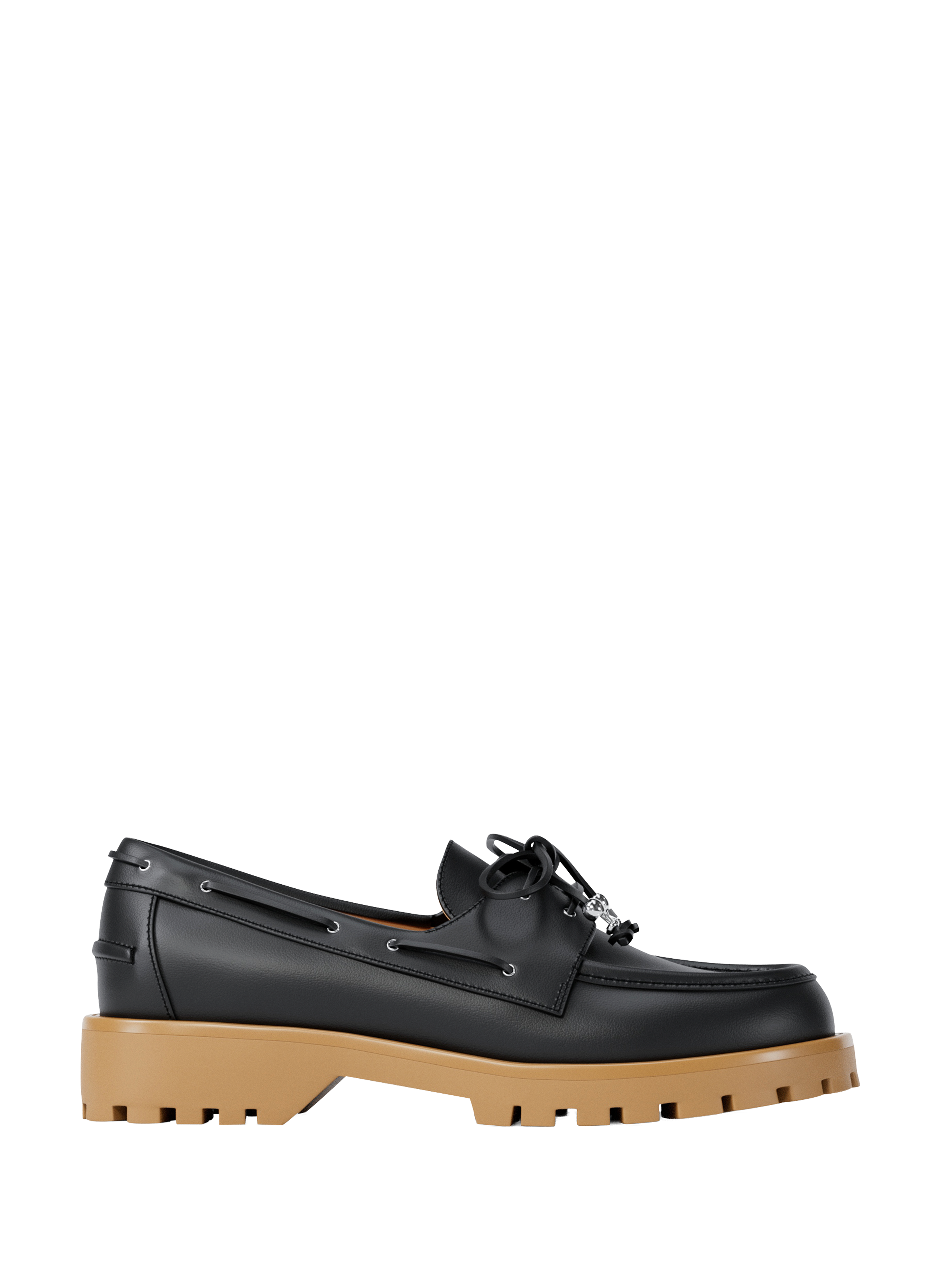 Mocassins crantés en cuir mélangé MICHAEL KORS Noir