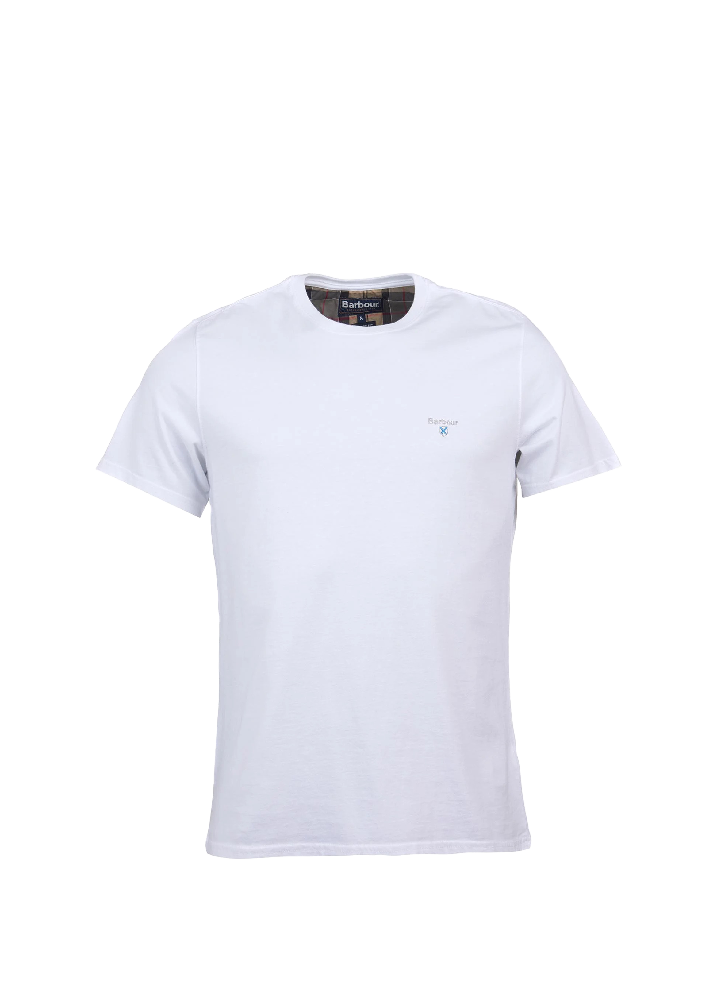 T-shirt à logo en coton BARBOUR Blanc