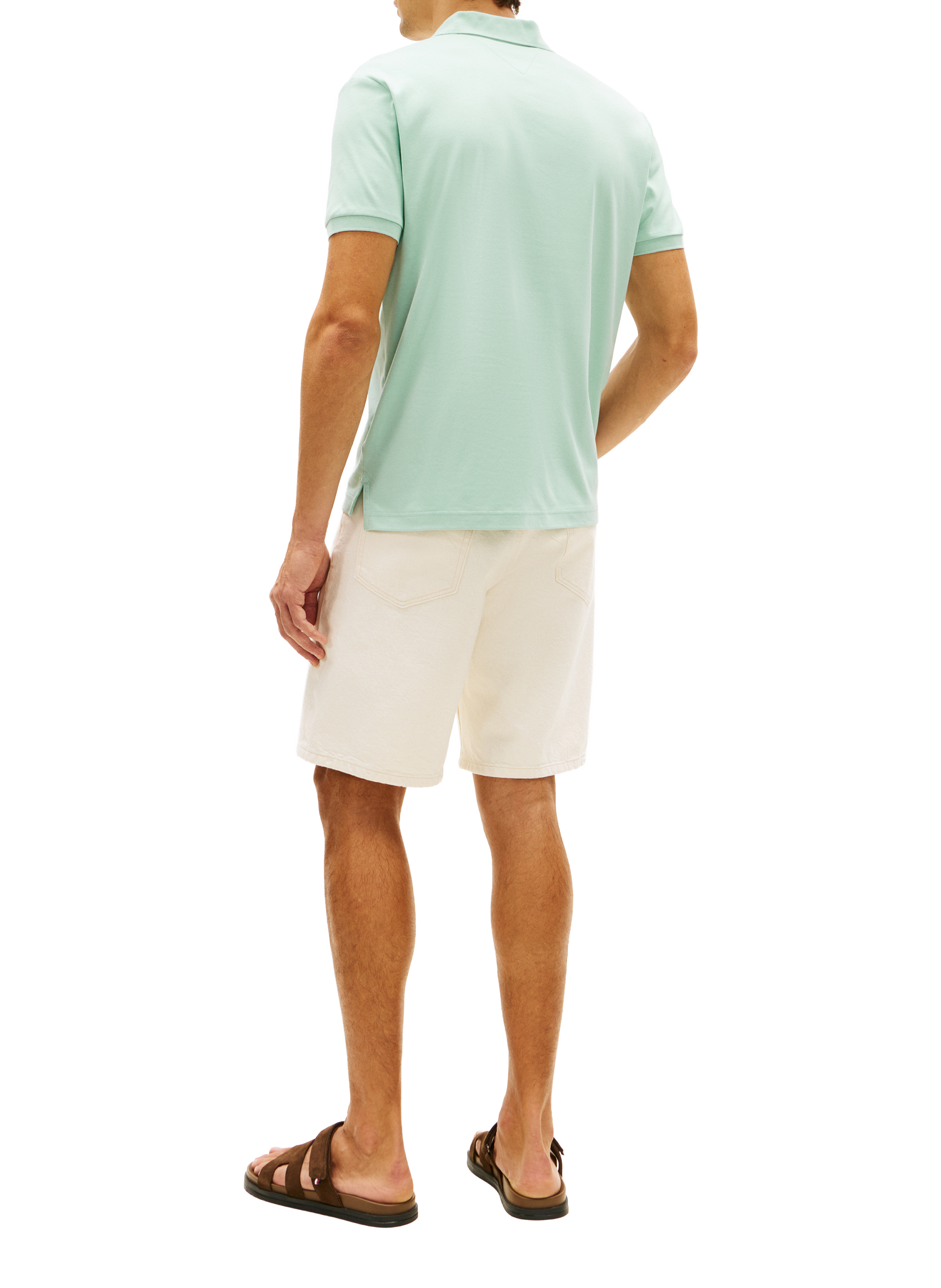 Polo en coton TOMMY HILFIGER Vert