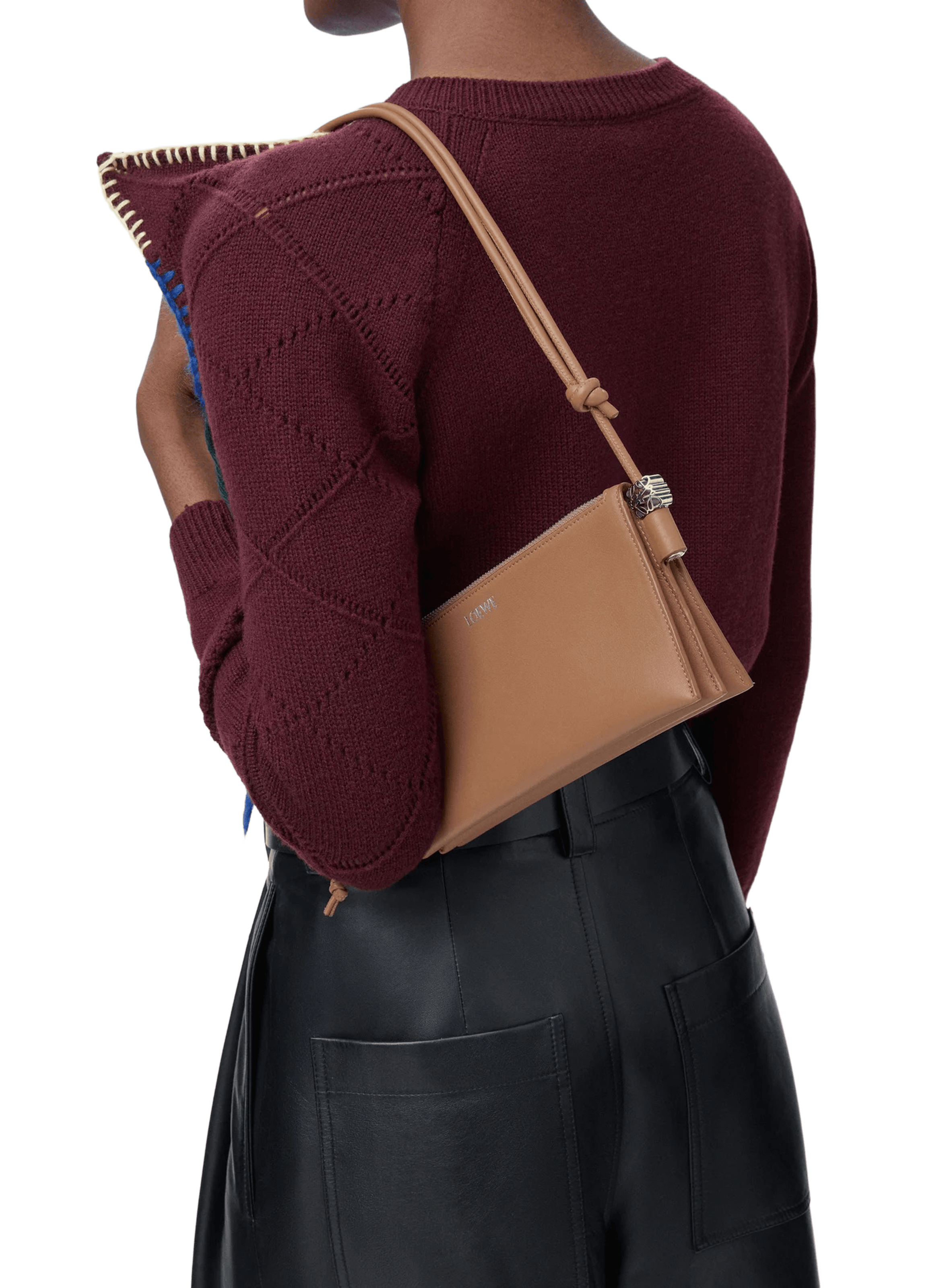 Joya clutch in nappa calf leather LOEWE Brown