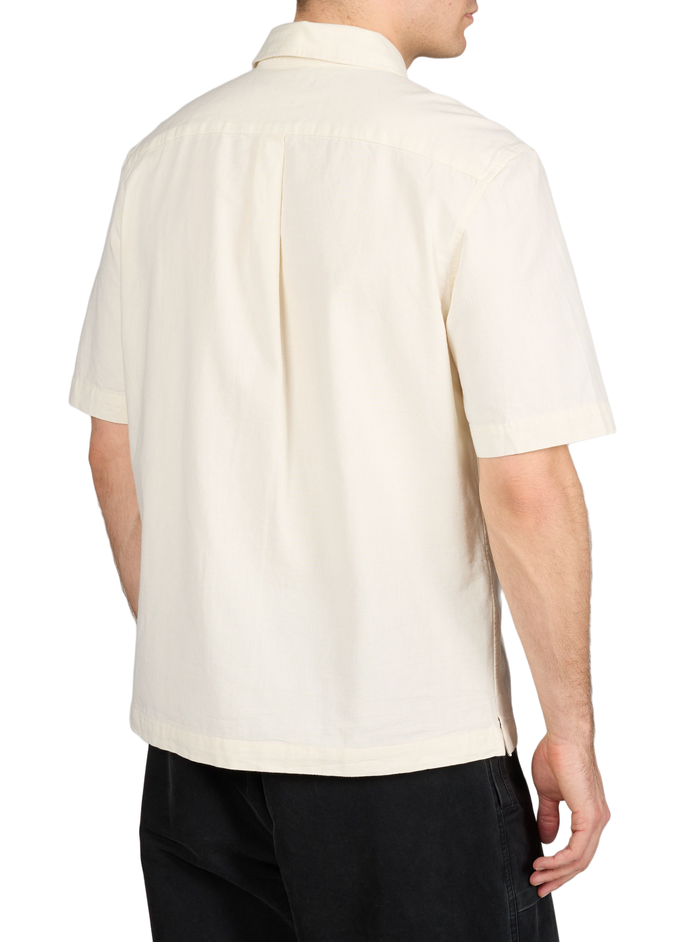 Chemise droite à manches courtes en coton FRED PERRY Beige