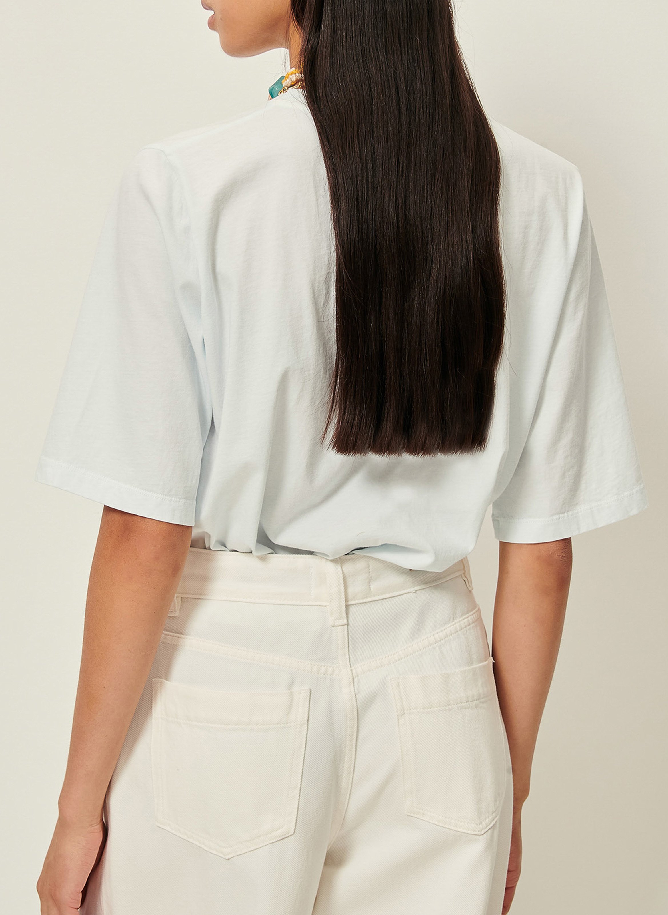 Tee-shirt oversize en coton sergio SESSUN Bleu