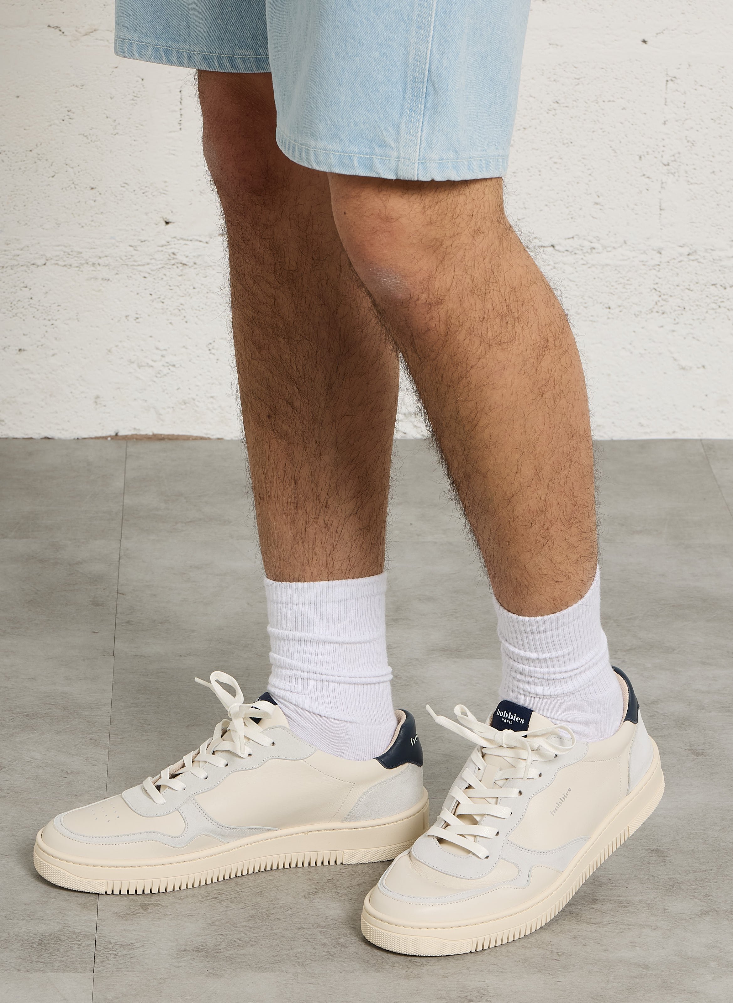 Baskets basses en cuir travis BOBBIES Multicolore