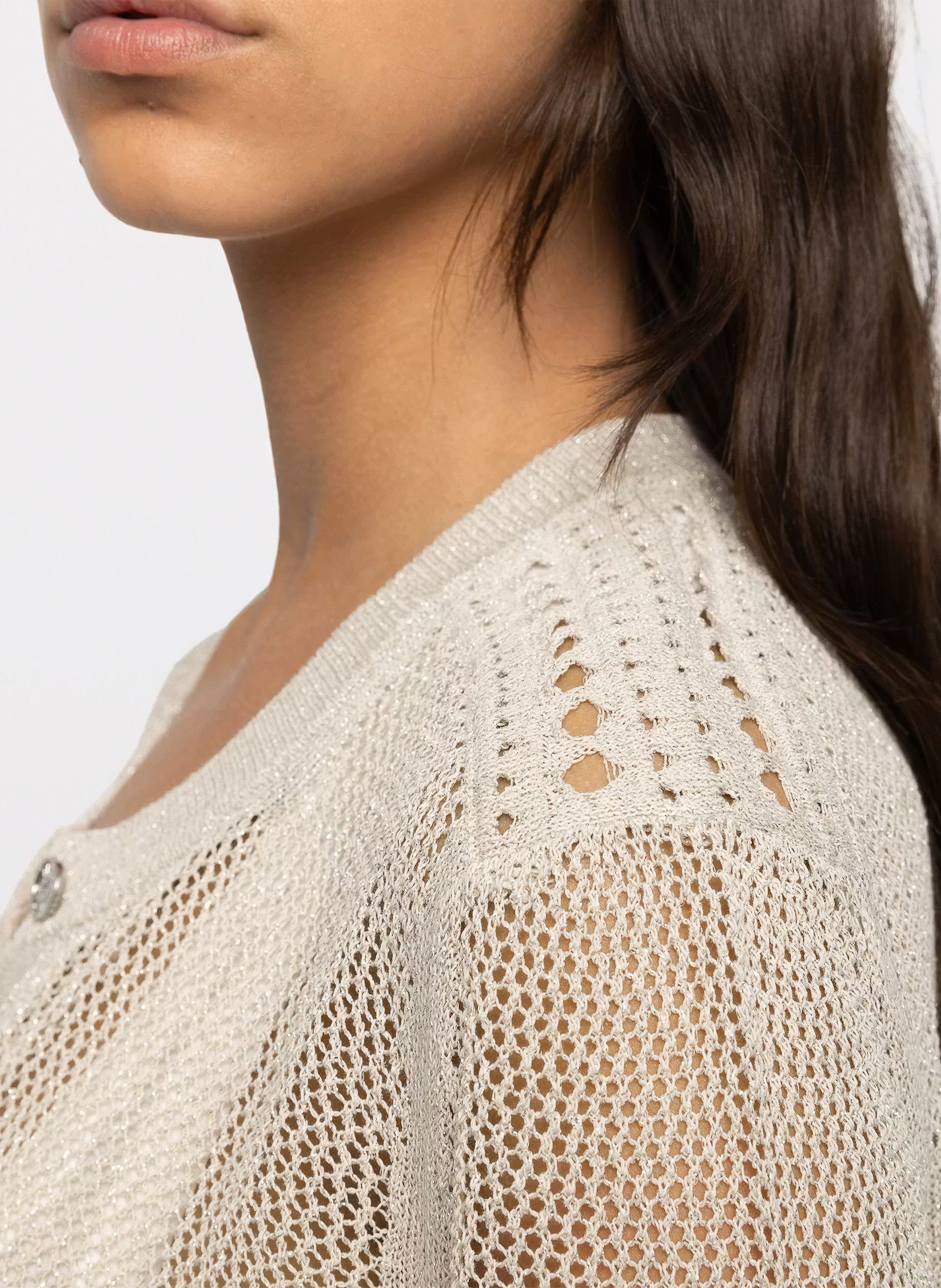 Pull col rond en coton mélangé mandala ZADIG&VOLTAIRE Beige