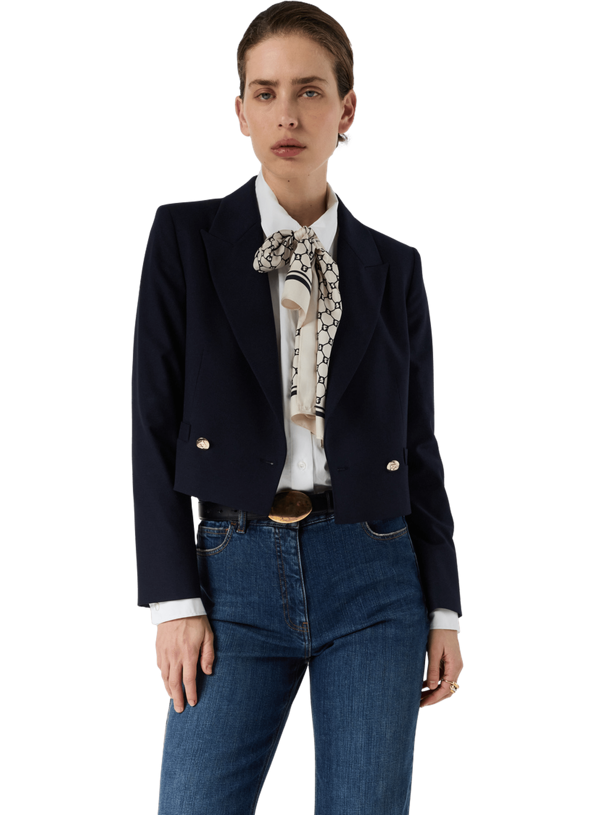 Veste courte de tailleur - tessie GERARD DAREL Bleu