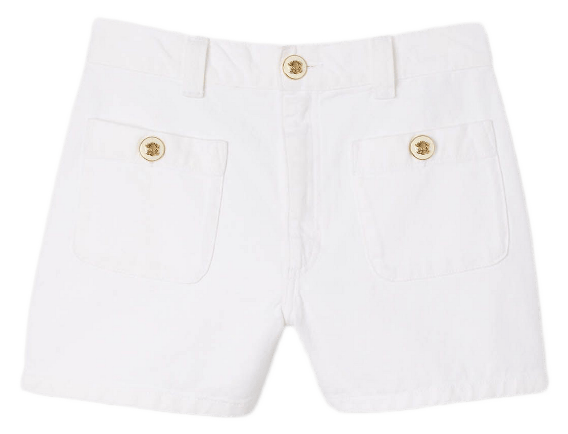 Short droit à détails boutonnés SANDRO Blanc