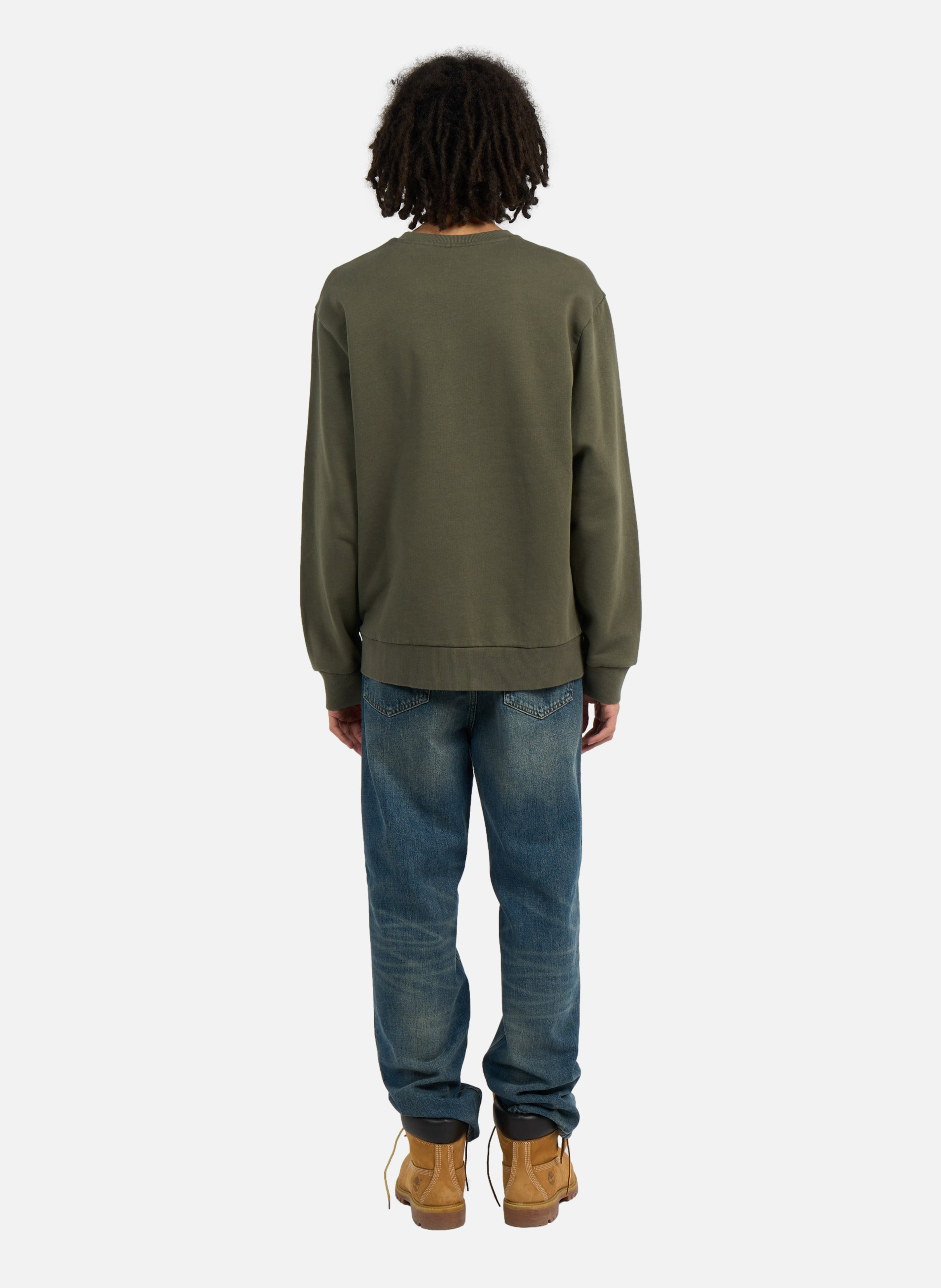Sweatshirt script embroidery sweat CARHARTT WIP Kaki