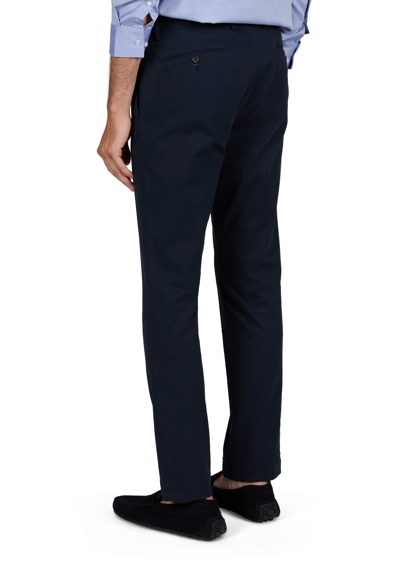 Slim-fit stretch cotton trousers POLO RALPH LAUREN Blue