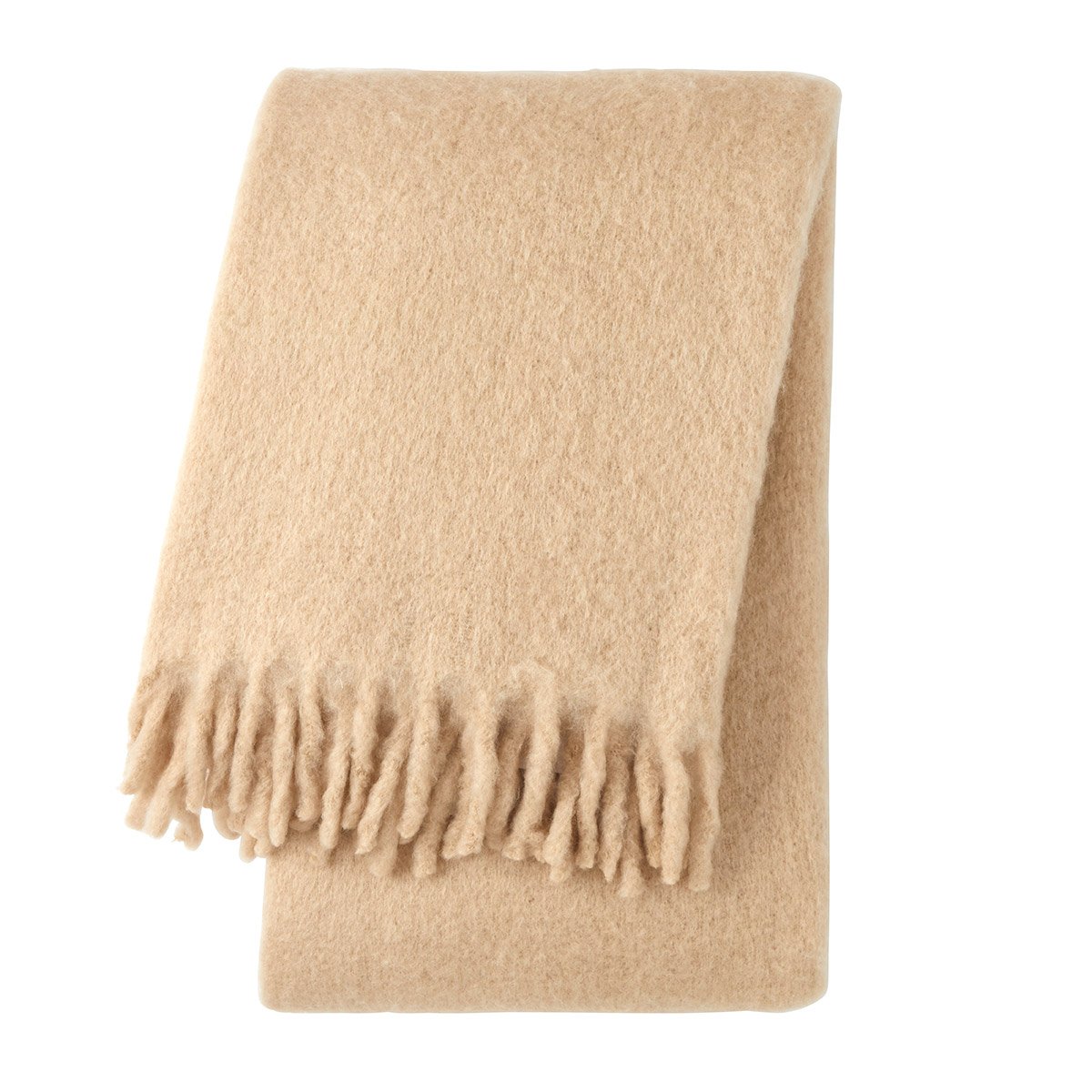 Plaid en mohair, tourbillon  Dune