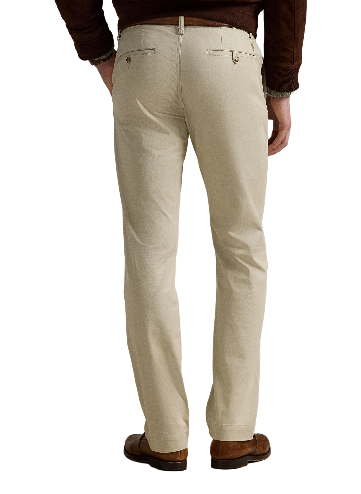Slim-fit stretch cotton chinos POLO RALPH LAUREN Beige