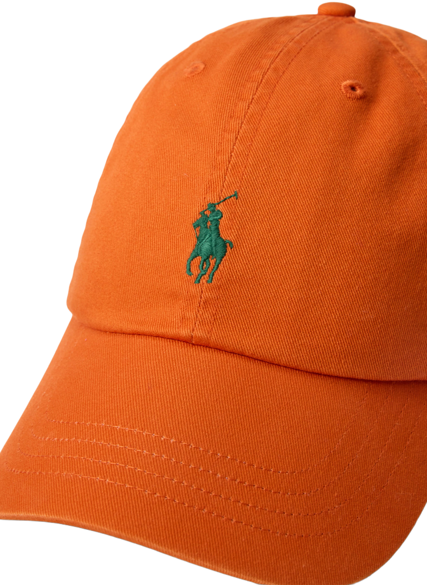 Casquette à logo en coton POLO RALPH LAUREN Orange