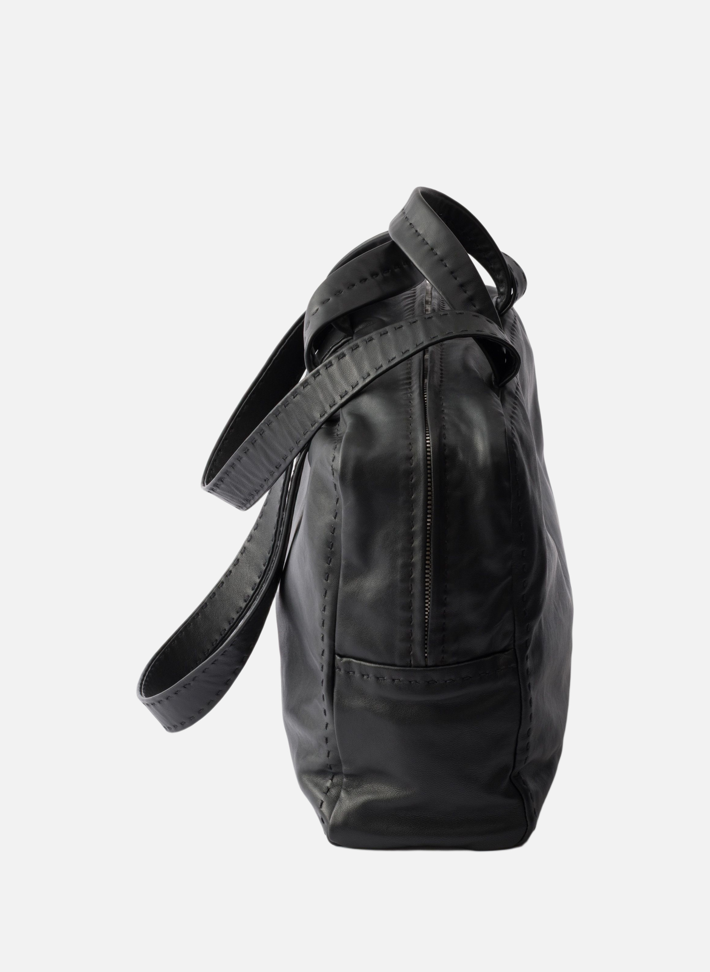 Briefcase en cuir nappa PRADA Noir