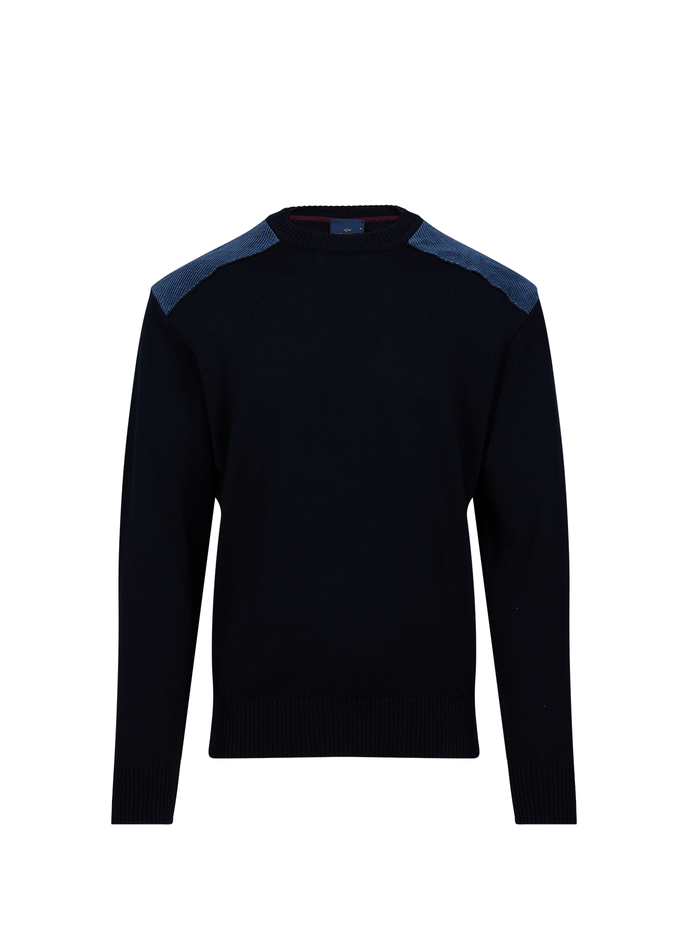 Gerader Wollpullover PAUL & SHARK Blau