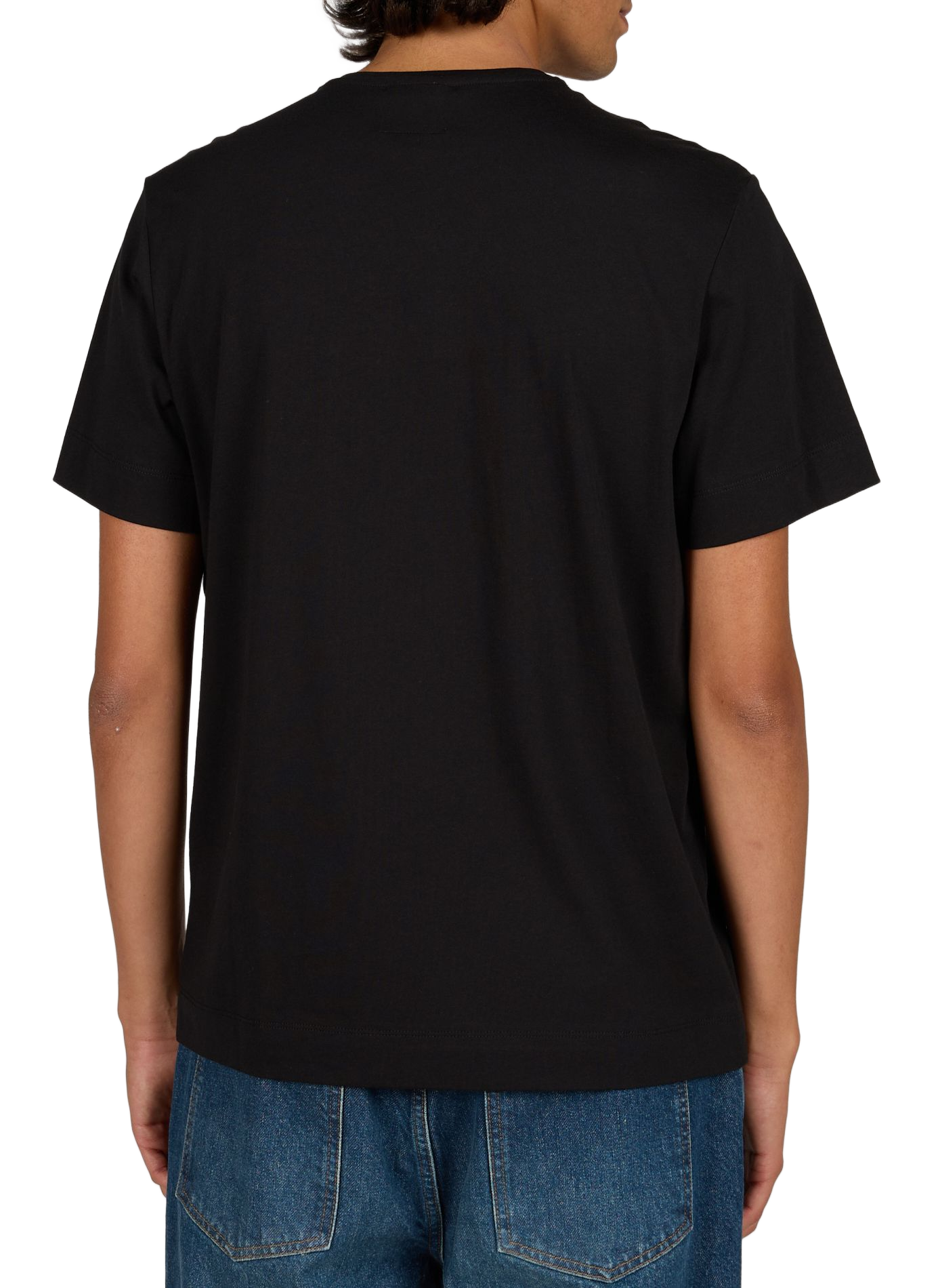 Straight fit blended cotton t-shirt PARAJUMPERS Black