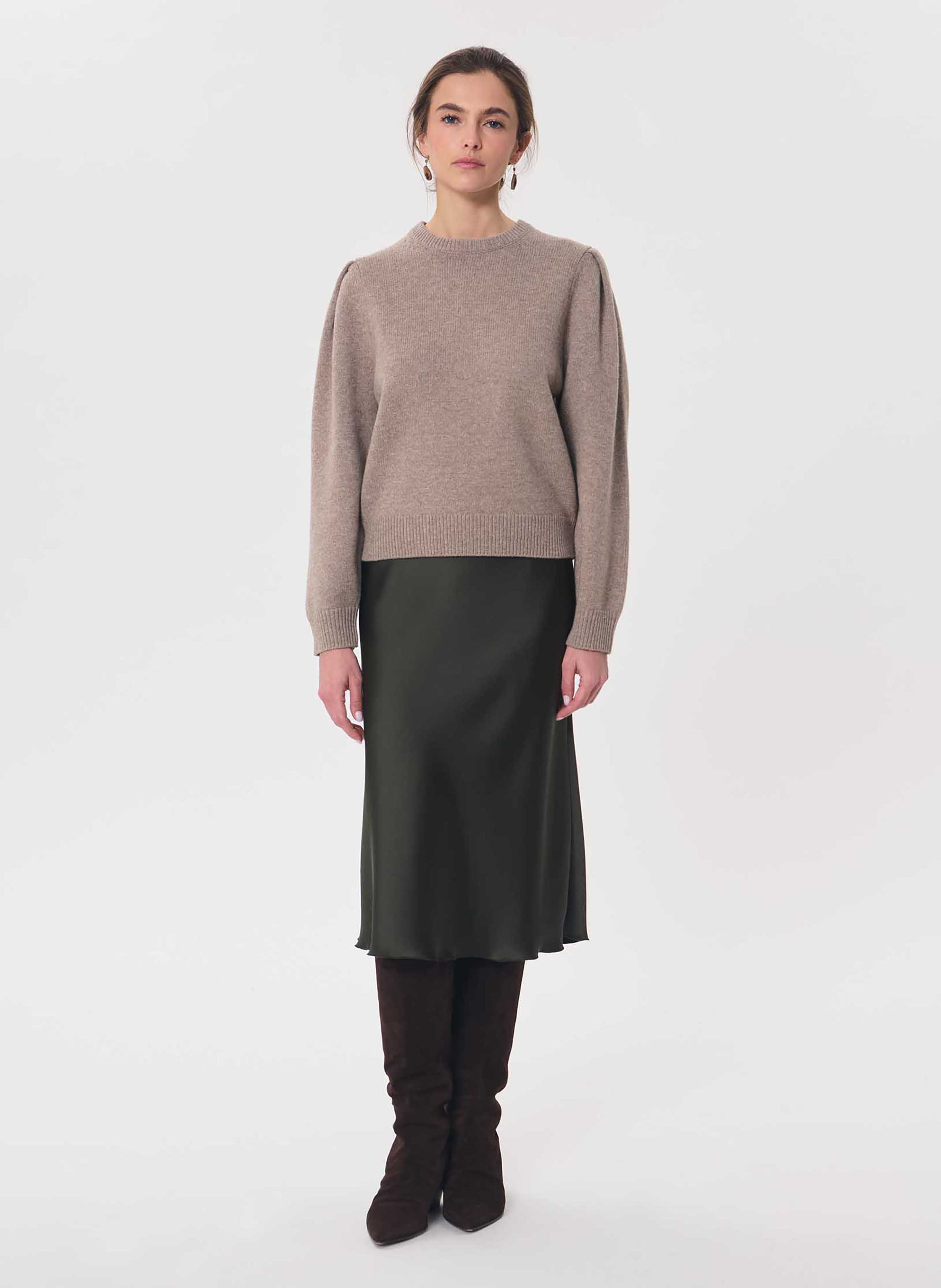 Pull perry TARA JARMON Marron