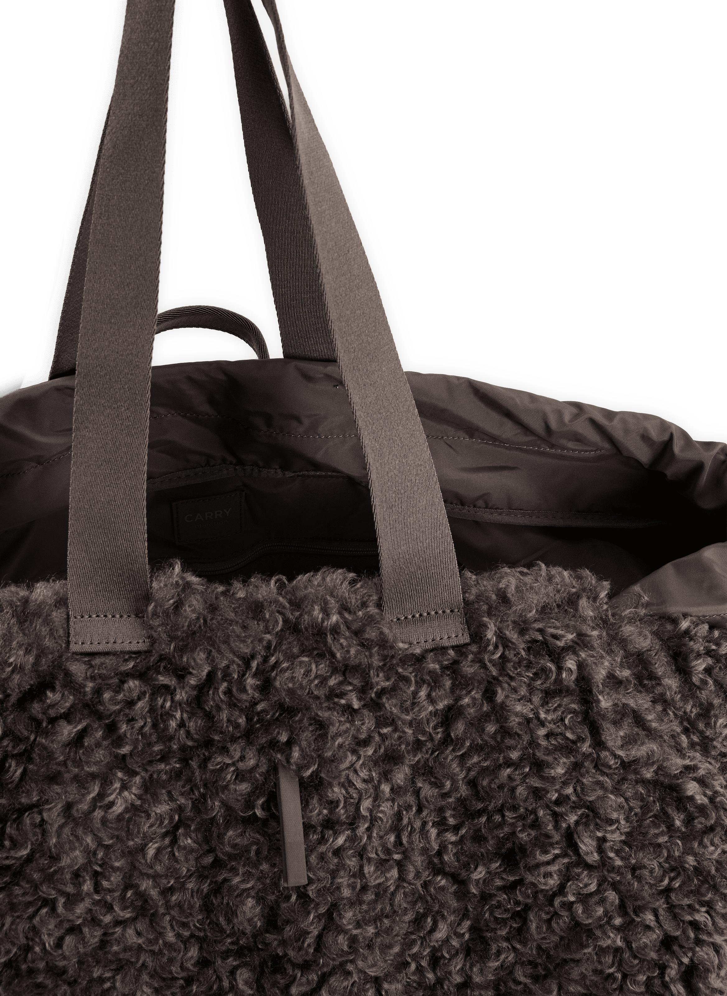 Sac week-end en fourrure effet mouton TUCANO Grau