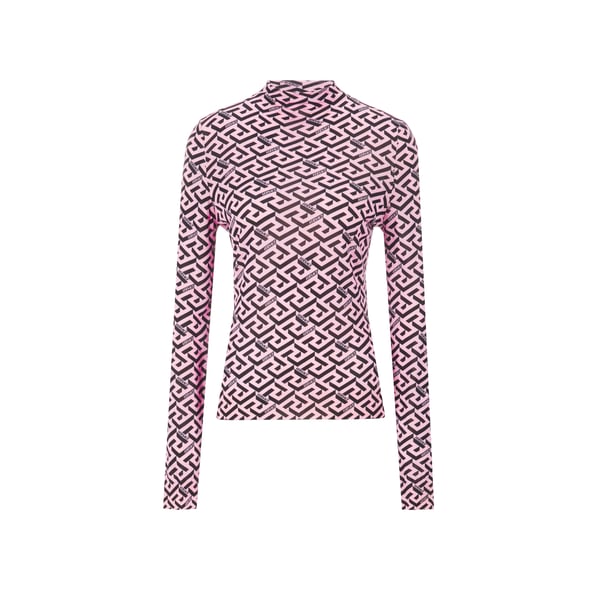 Pull avec logo en soie