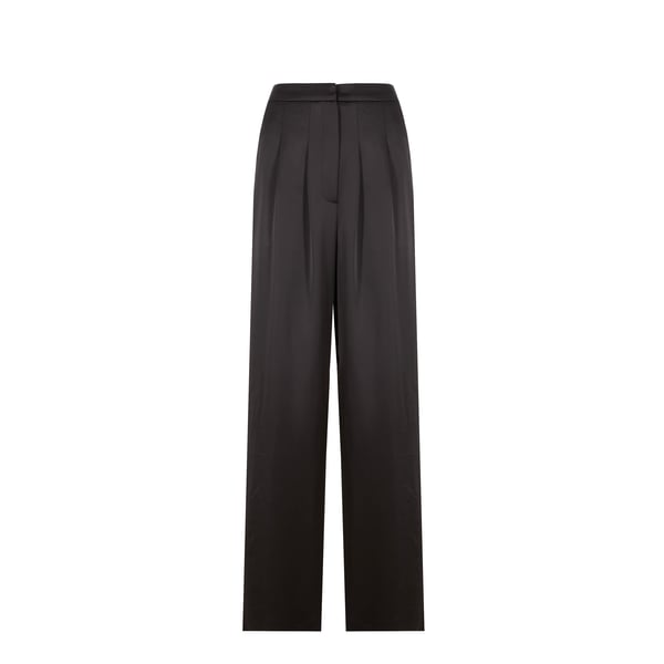 Pantalon large satiné