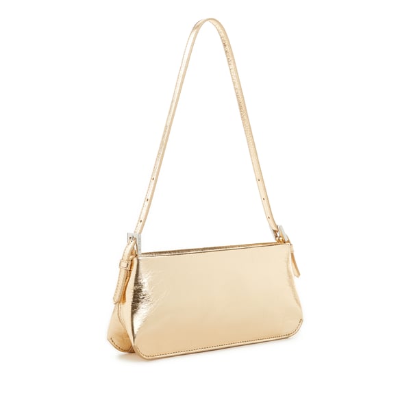 Sac porté épaule Dulce en cuir métallisé