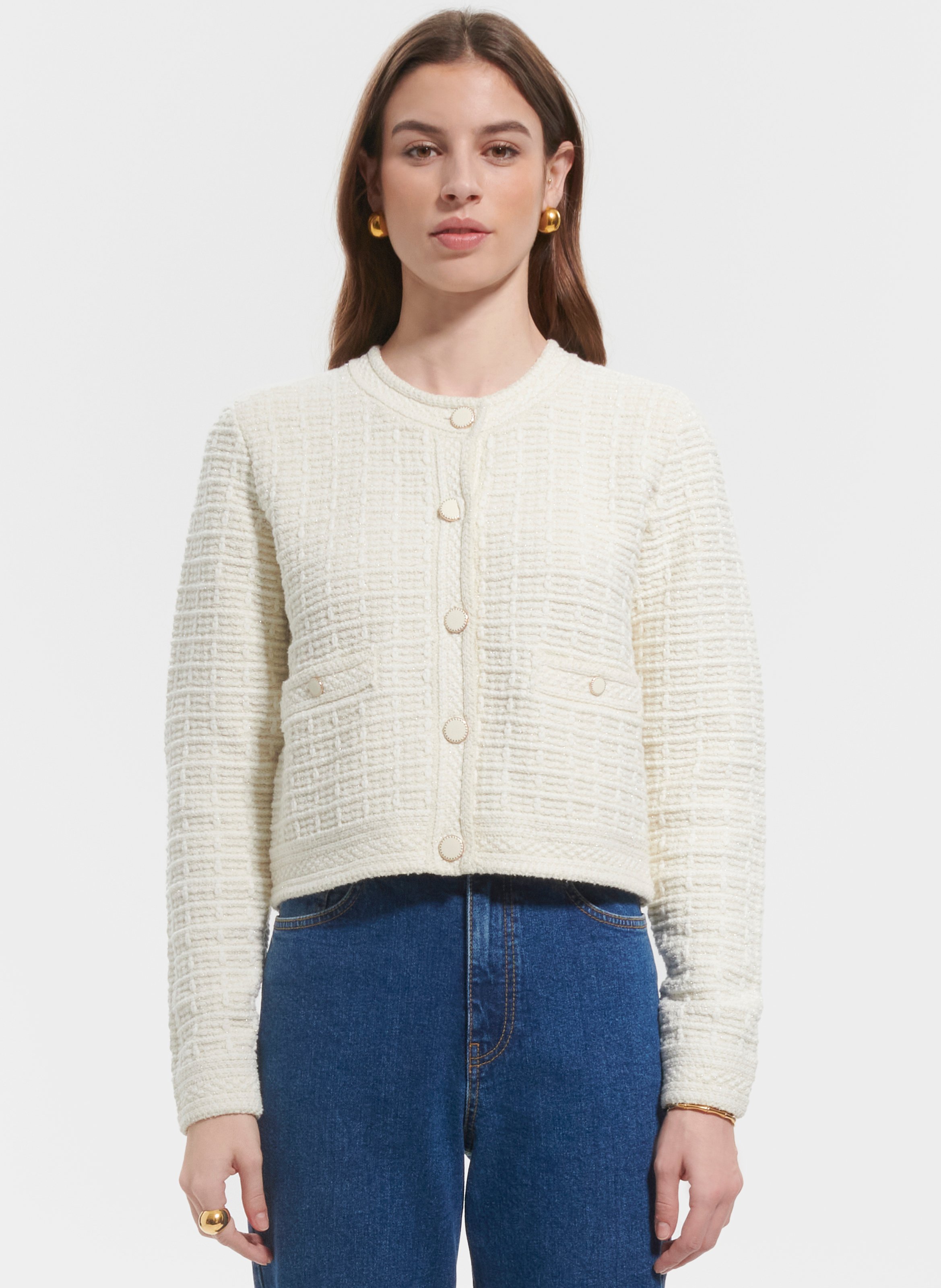 Gilet  glada ZAPA Blanc