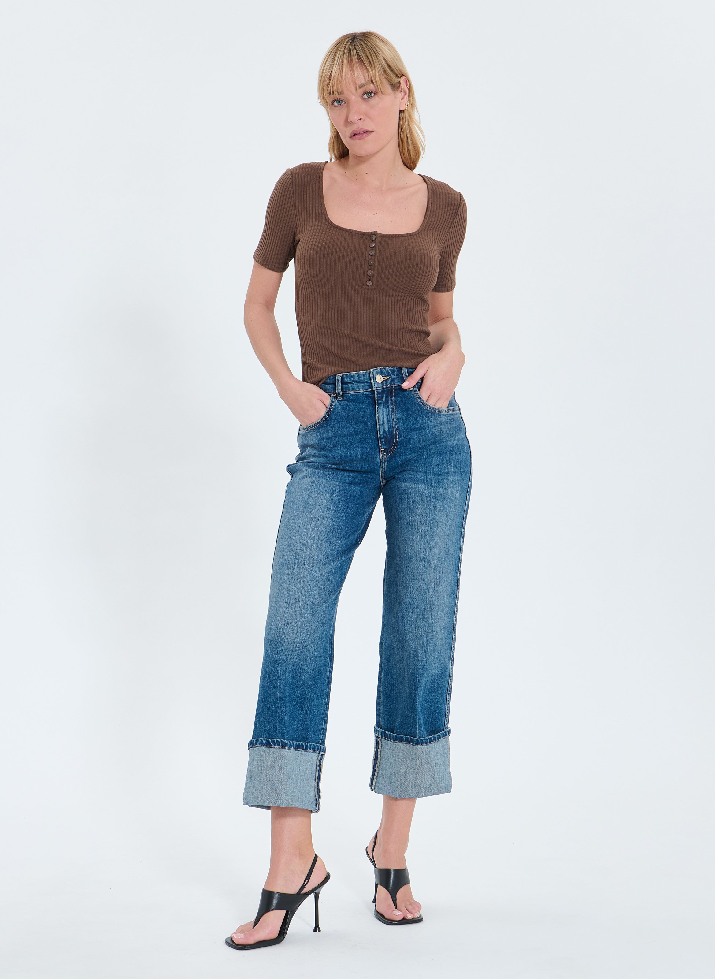 Top  toyan ZAPA Marron