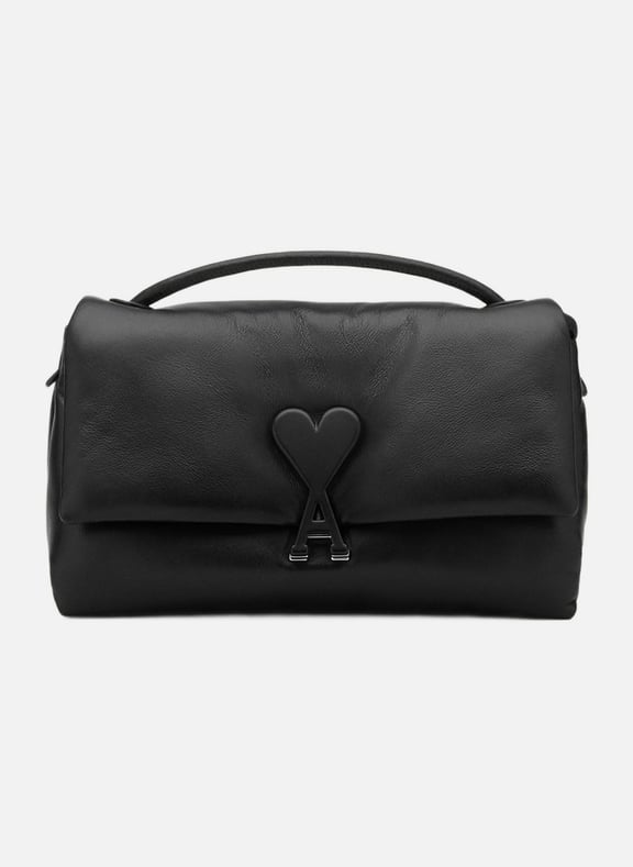 Sac voulez-vous unisexe Noir by AMI PARIS AMI PARIS Sac voulez-vous unisexe Noir