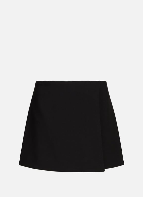 Short - Bahia wrap skirt Black by SUNCOO SUNCOO Short - Bahia wrap skirt Black