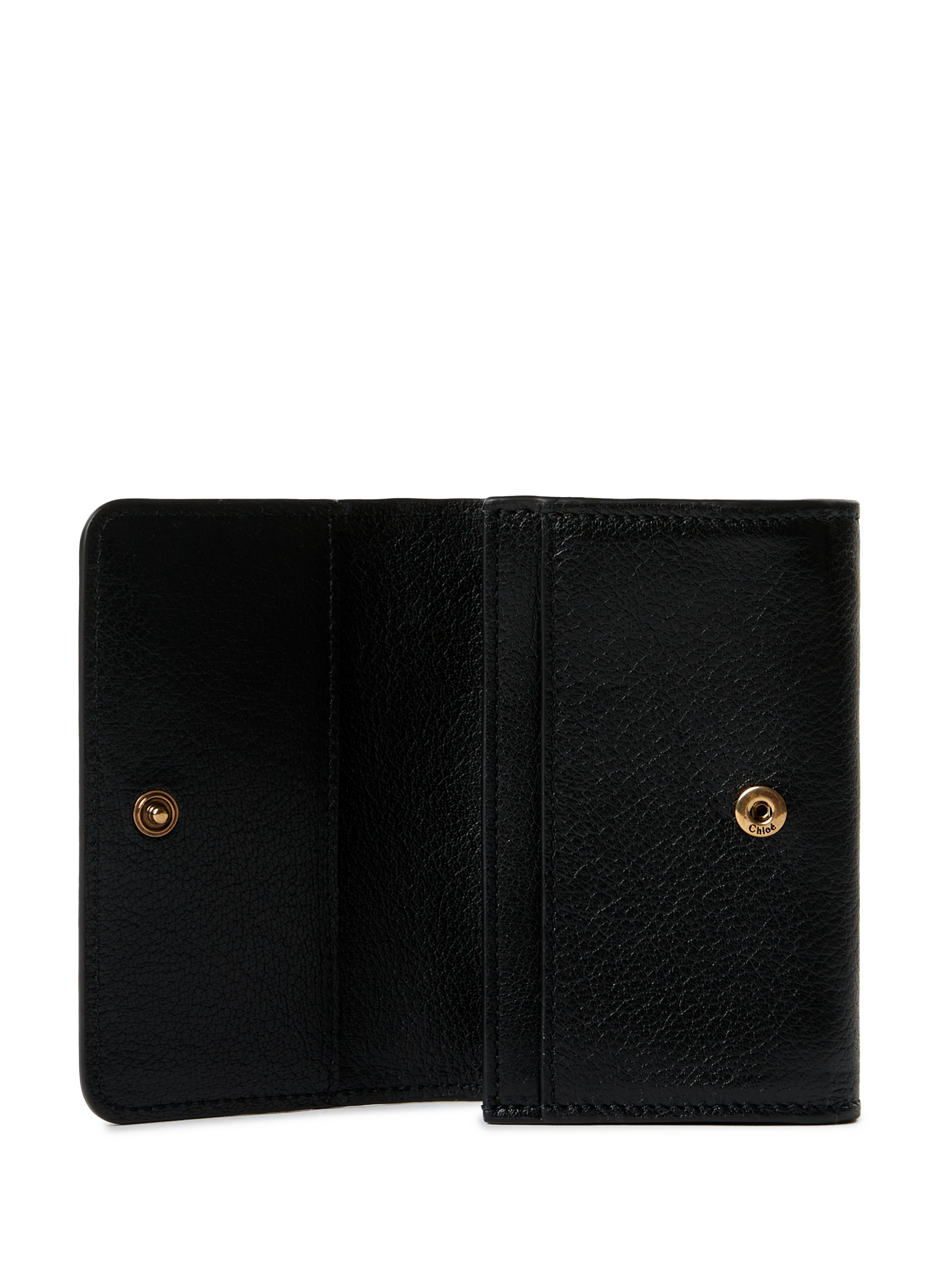 Portefeuille en cuir  CHLOÉ Noir