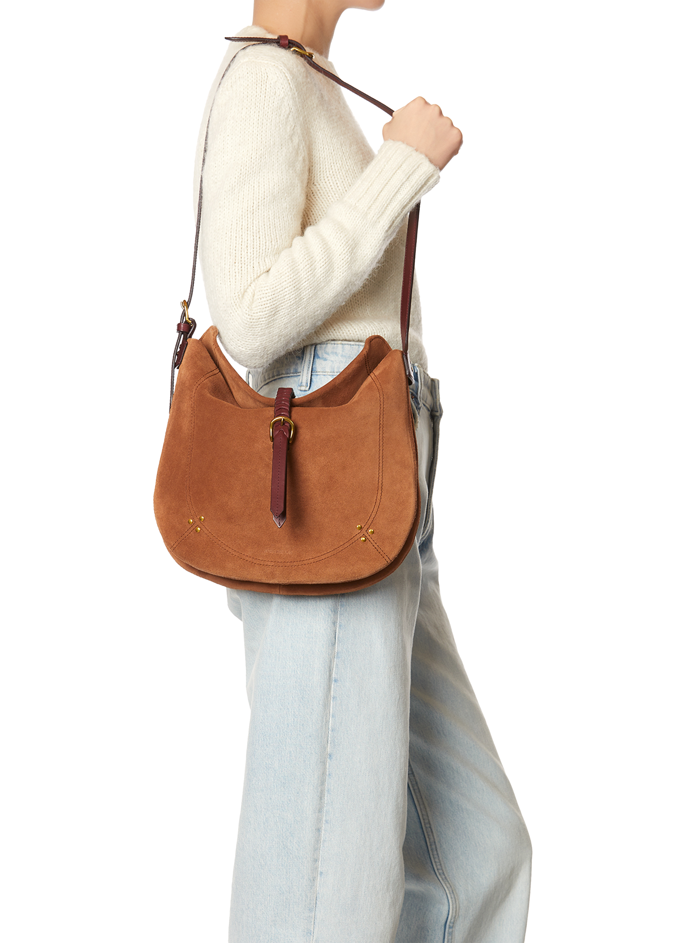 Sac à main Luis en cuir  JÉRÔME DREYFUSS Marron