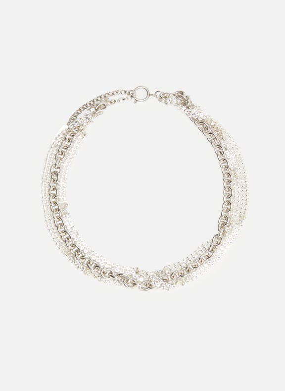 Choker Necklace Shelby Silver by JUSTINE CLENQUET JUSTINE CLENQUET Choker Necklace Shelby Silver
