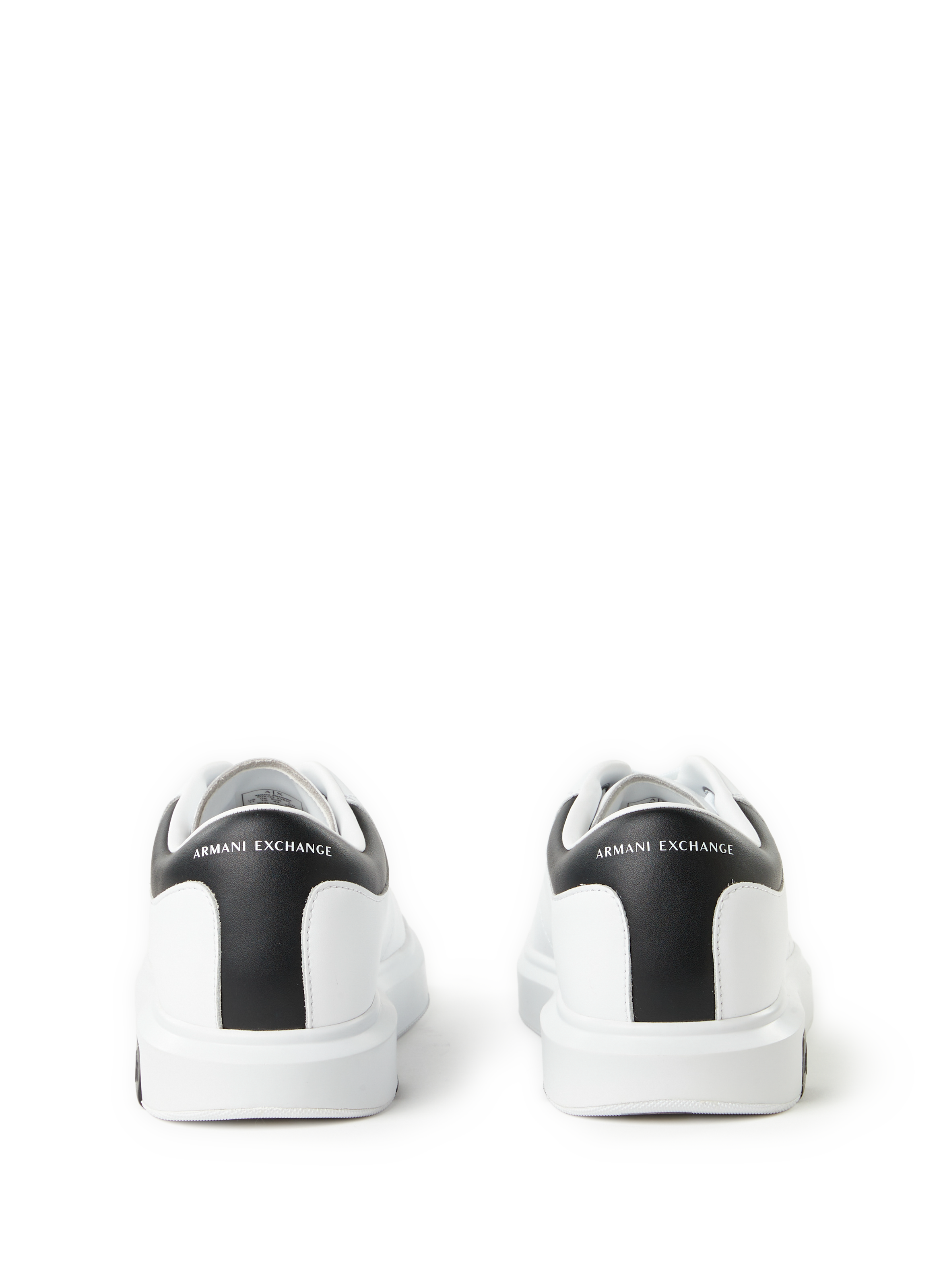 Solid color cow leather sneakers ARMANI EXCHANGE Multicolour