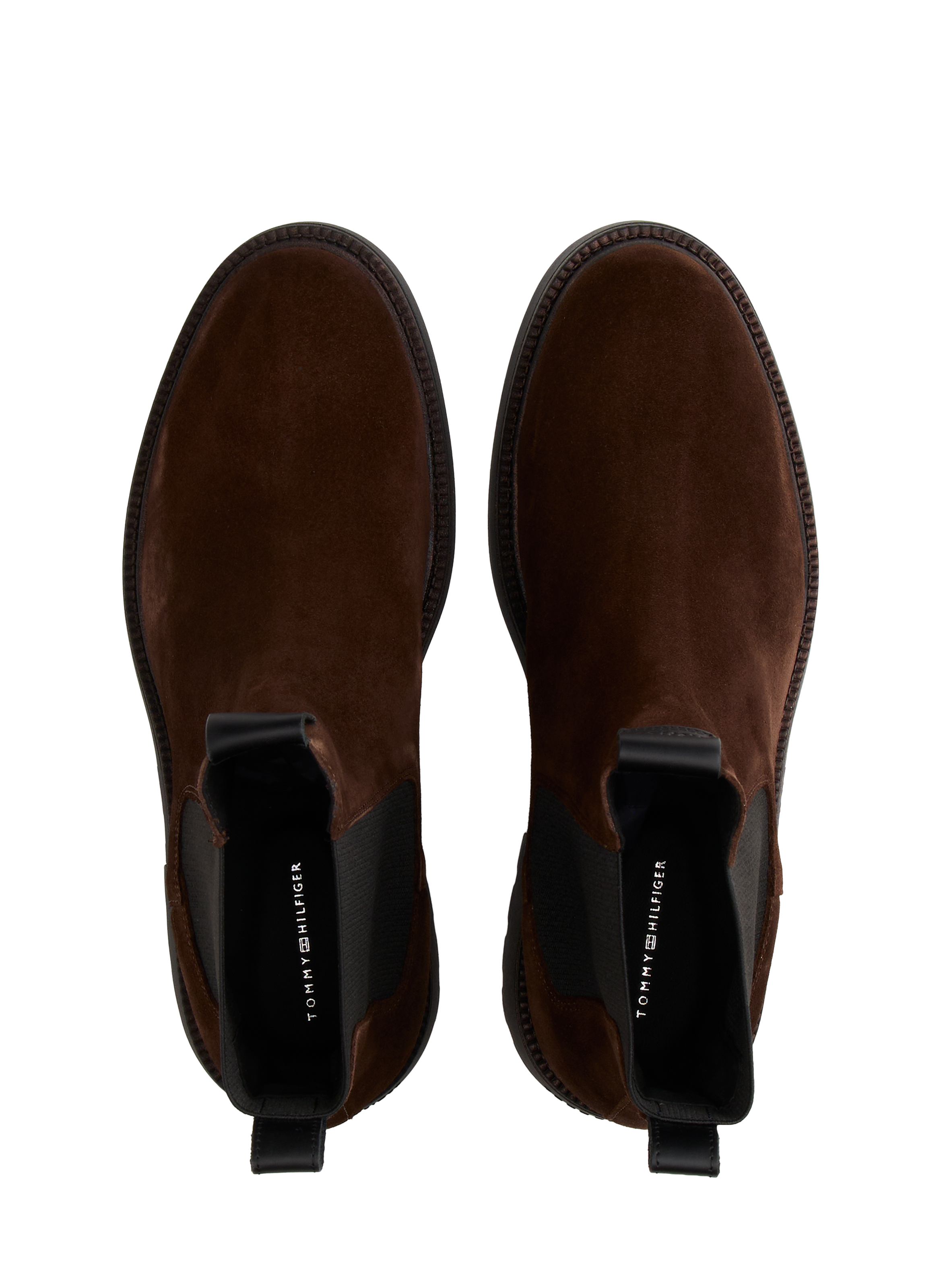 Chelsea Leather Boots TOMMY HILFIGER Brown