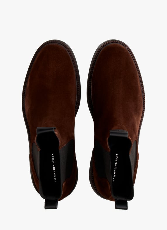Bottines Chelsea en cuir | Marron by TOMMY HILFIGER Bottines Chelsea en cuir Marron
