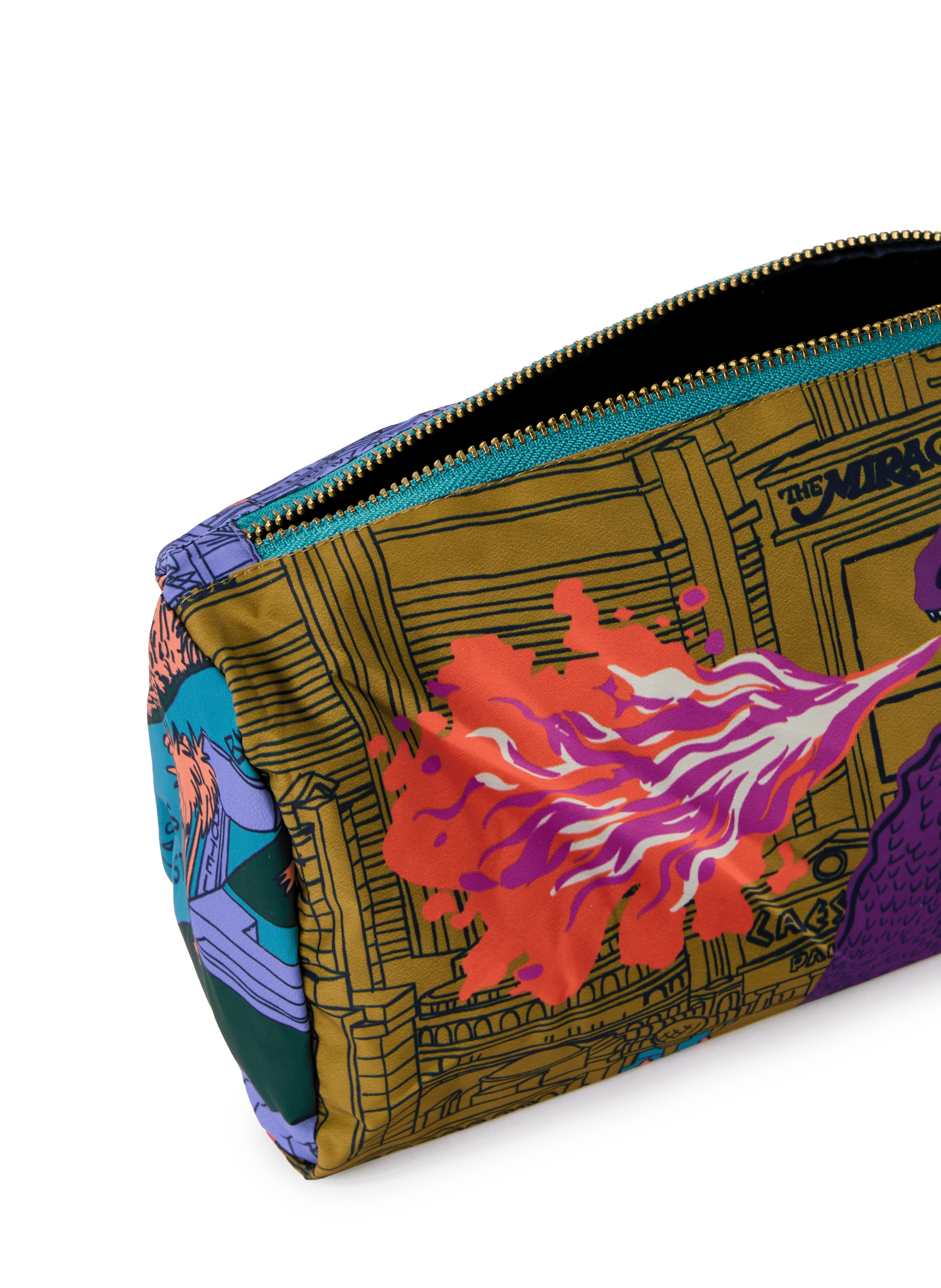 Trousse S imprimée  INOUI EDITIONS Violet