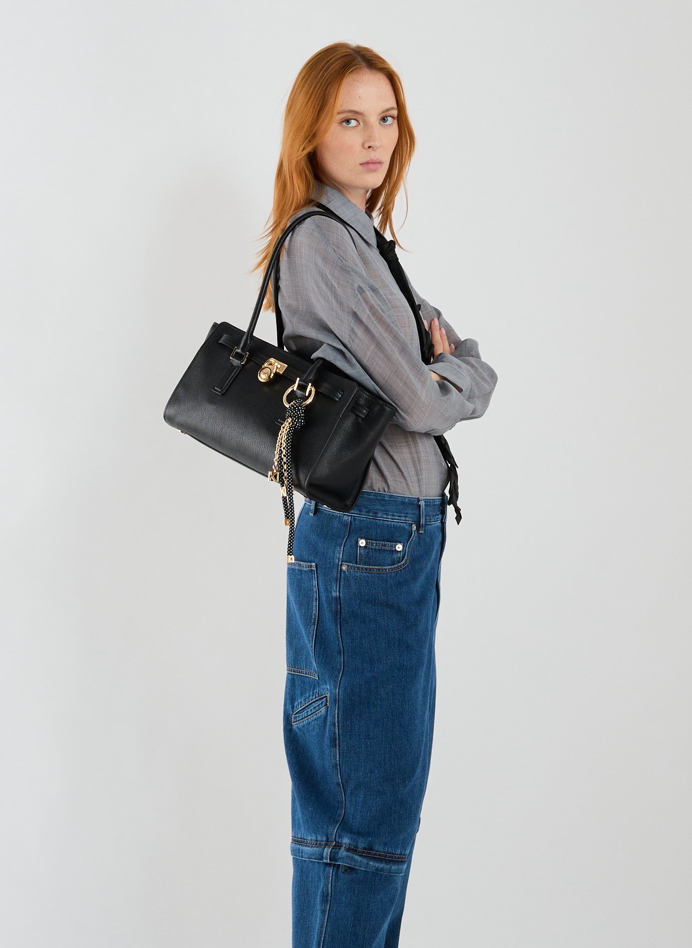 Sac à main Hamilton MICHAEL KORS Noir