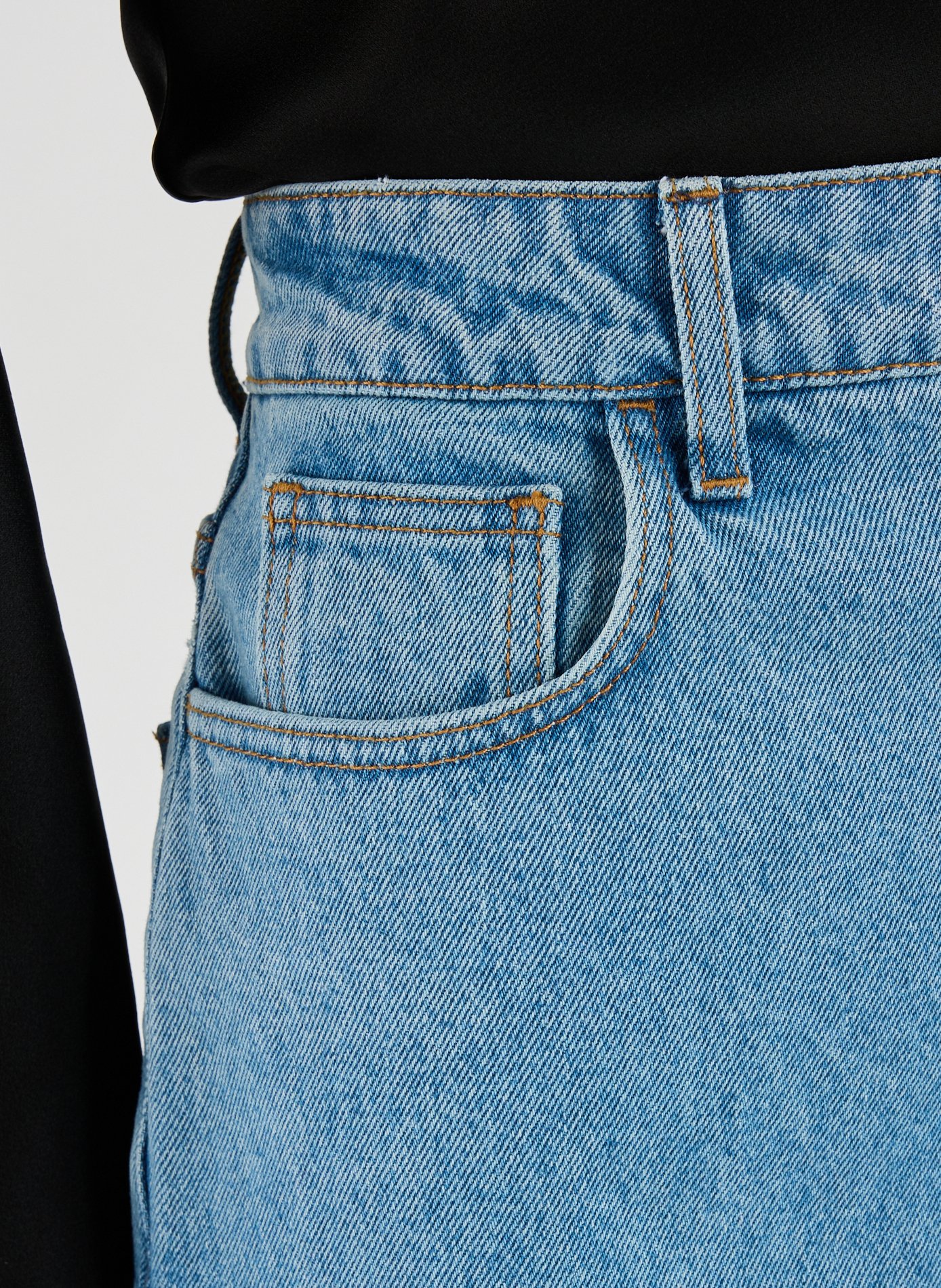 Wide-leg cotton jeans ROHE FRAMES Blue