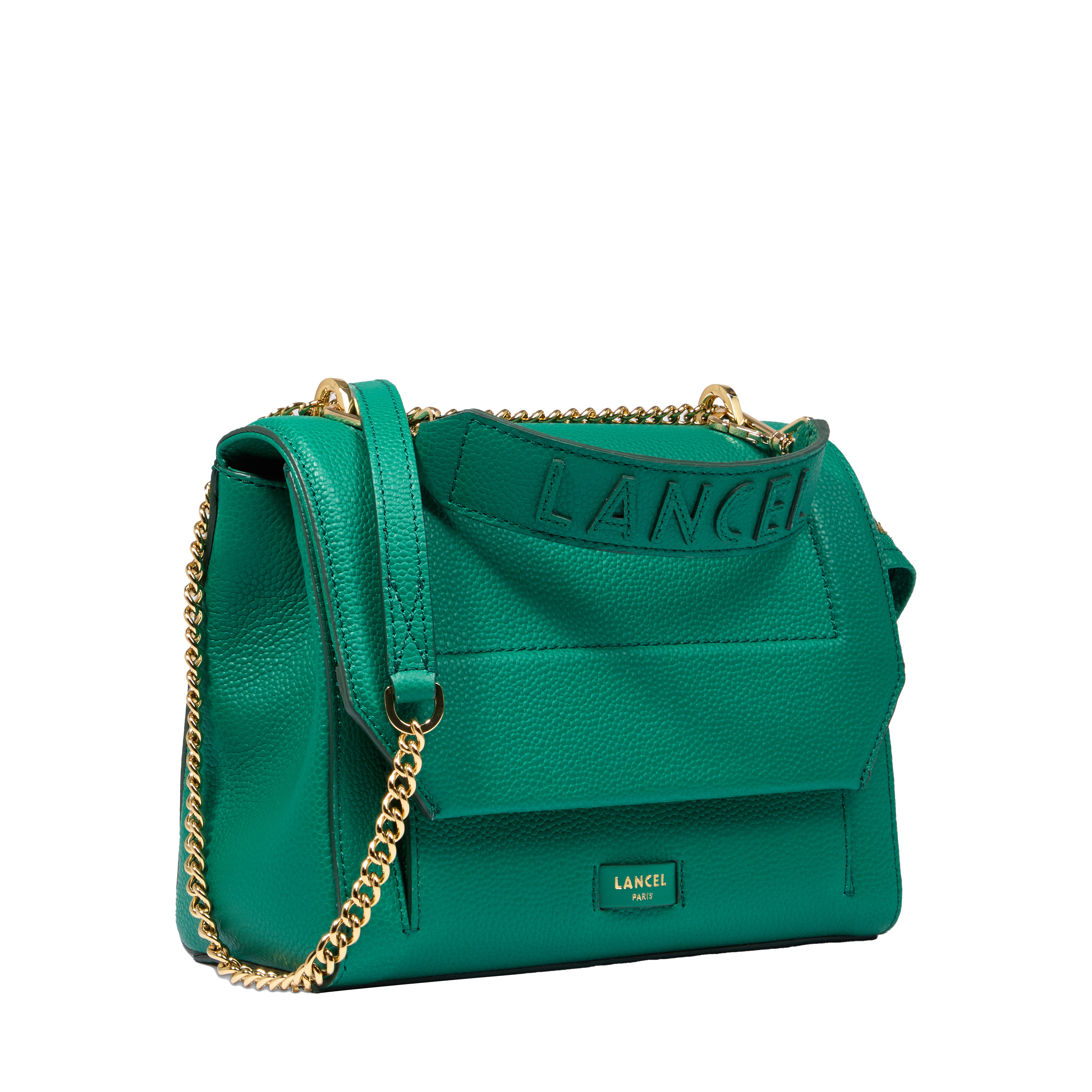 Sac rabat m ninon de lancel en cuir LANCEL Vert