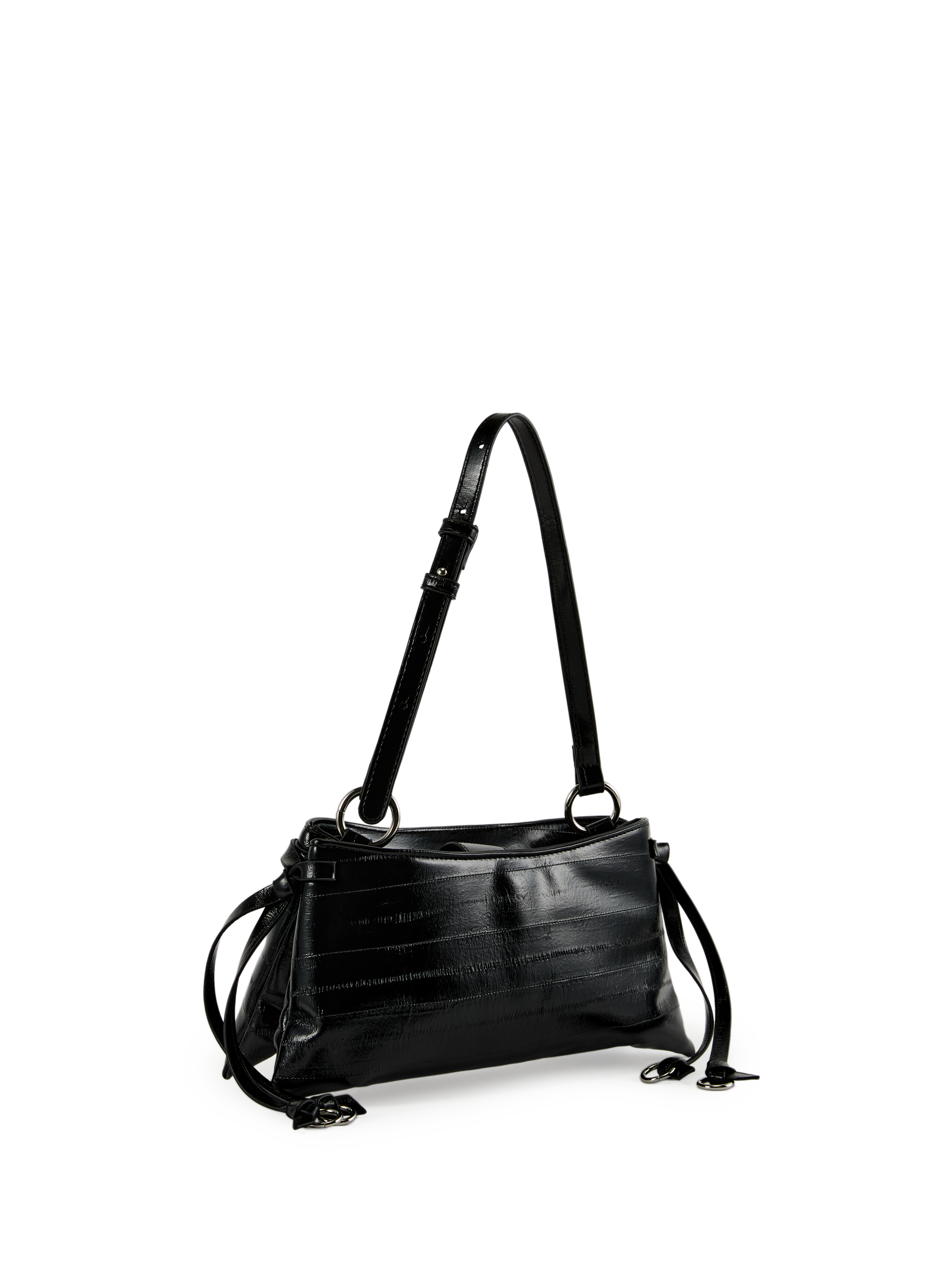 Sac bandoulière uni TOPSHOP Noir