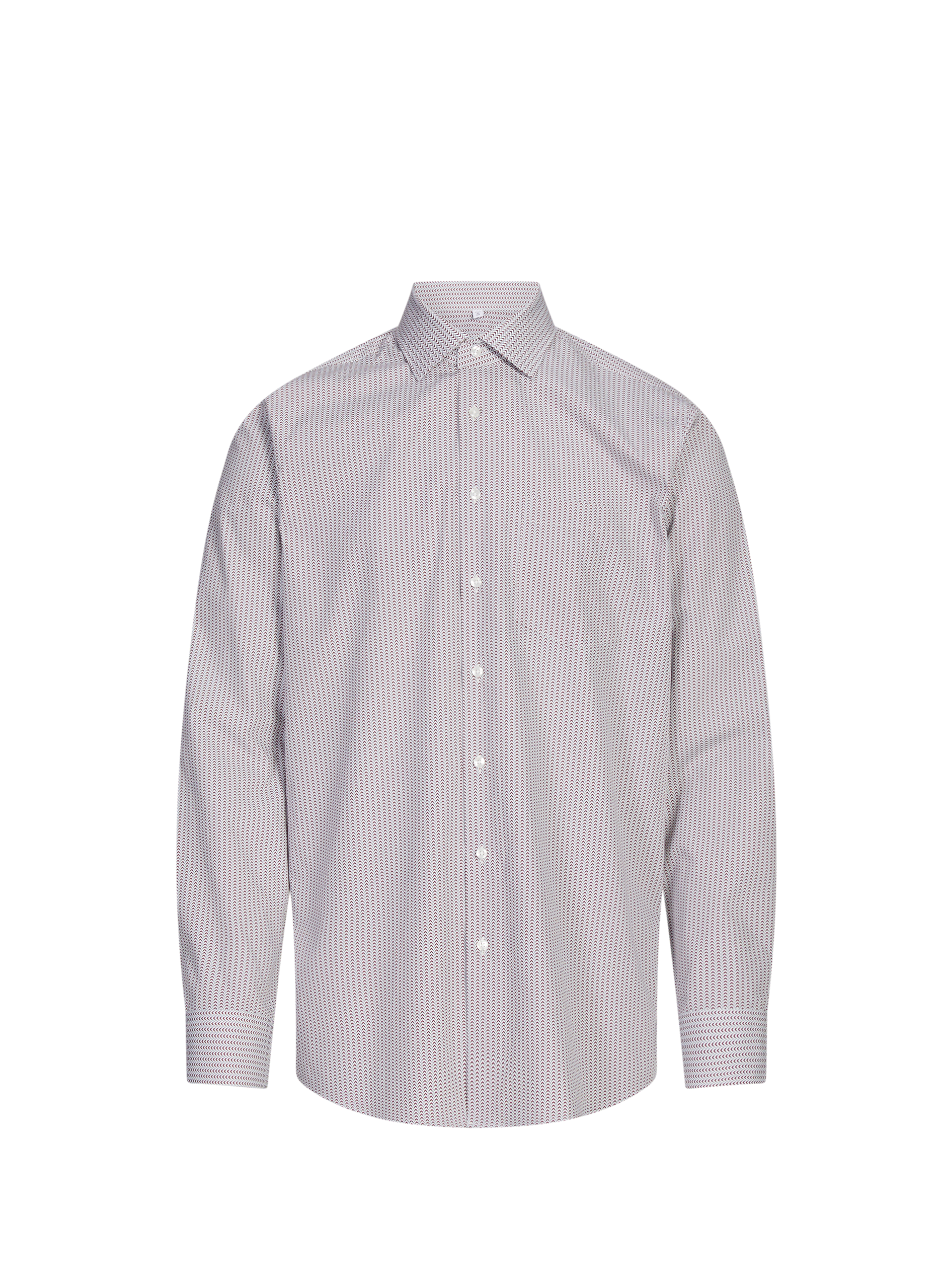 SEIDENSTICKER Chemise à motif en coton Rouge