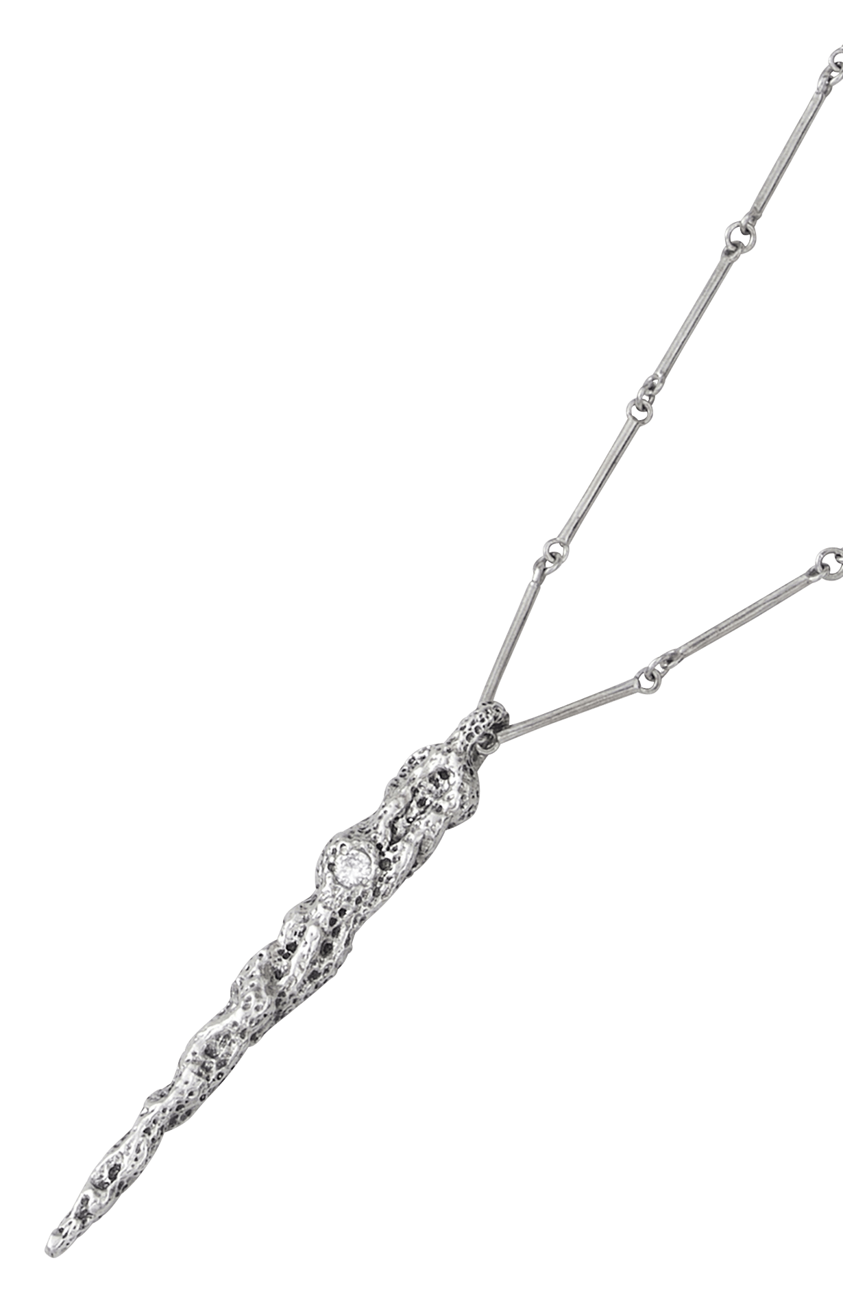 Sautoir angela BA&SH Argent