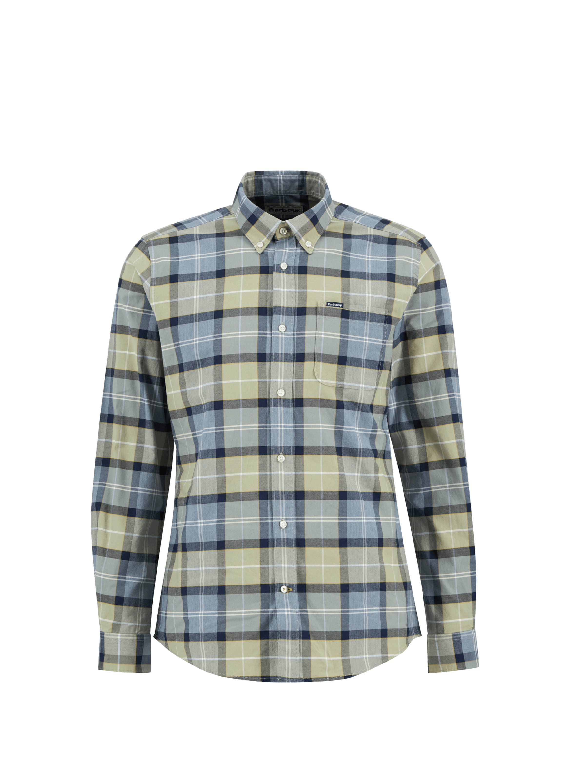 Chemise à carreaux en coton mélangé BARBOUR Multicolore