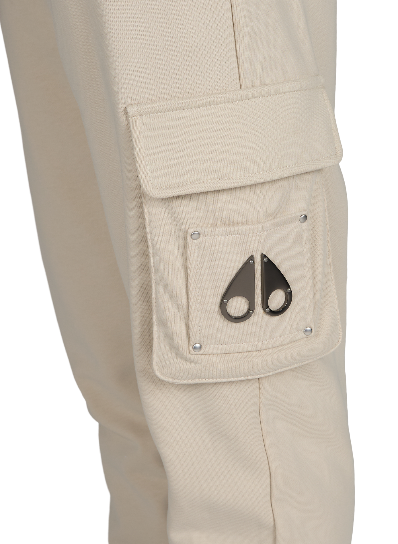 Cotton joggers MOOSE KNUCKLES Grey