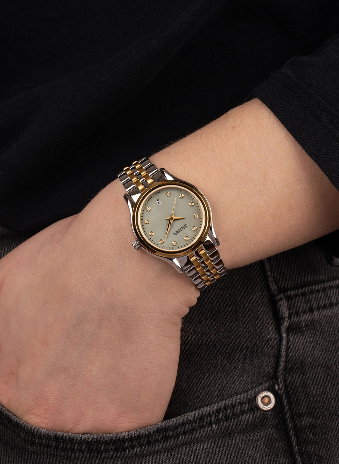 Montre quartz Beleganza en acier inoxydable BALMAIN WATCHES Doré