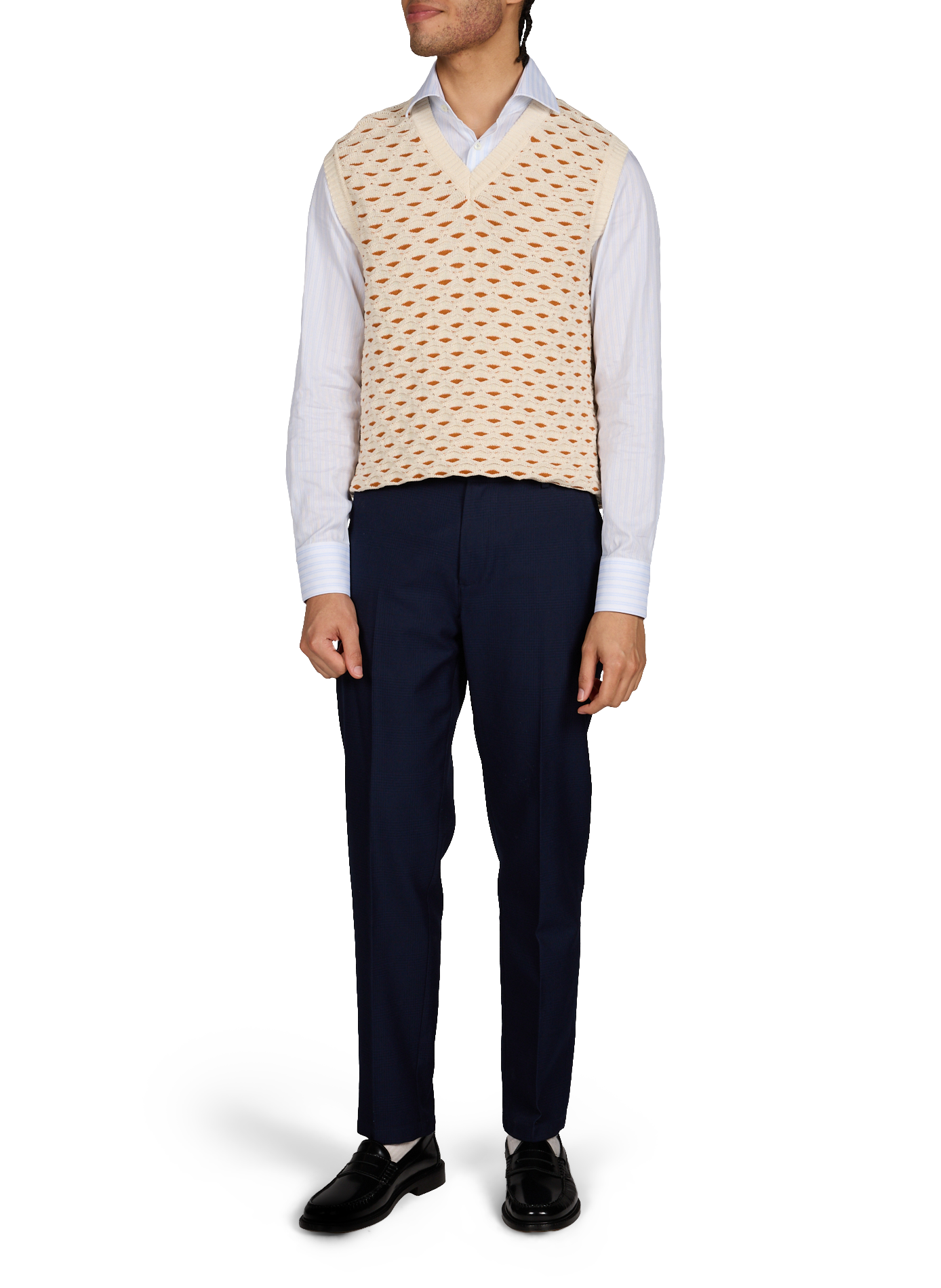 Esmay Sleeveless Blended Cotton Vest LES DEUX Beige