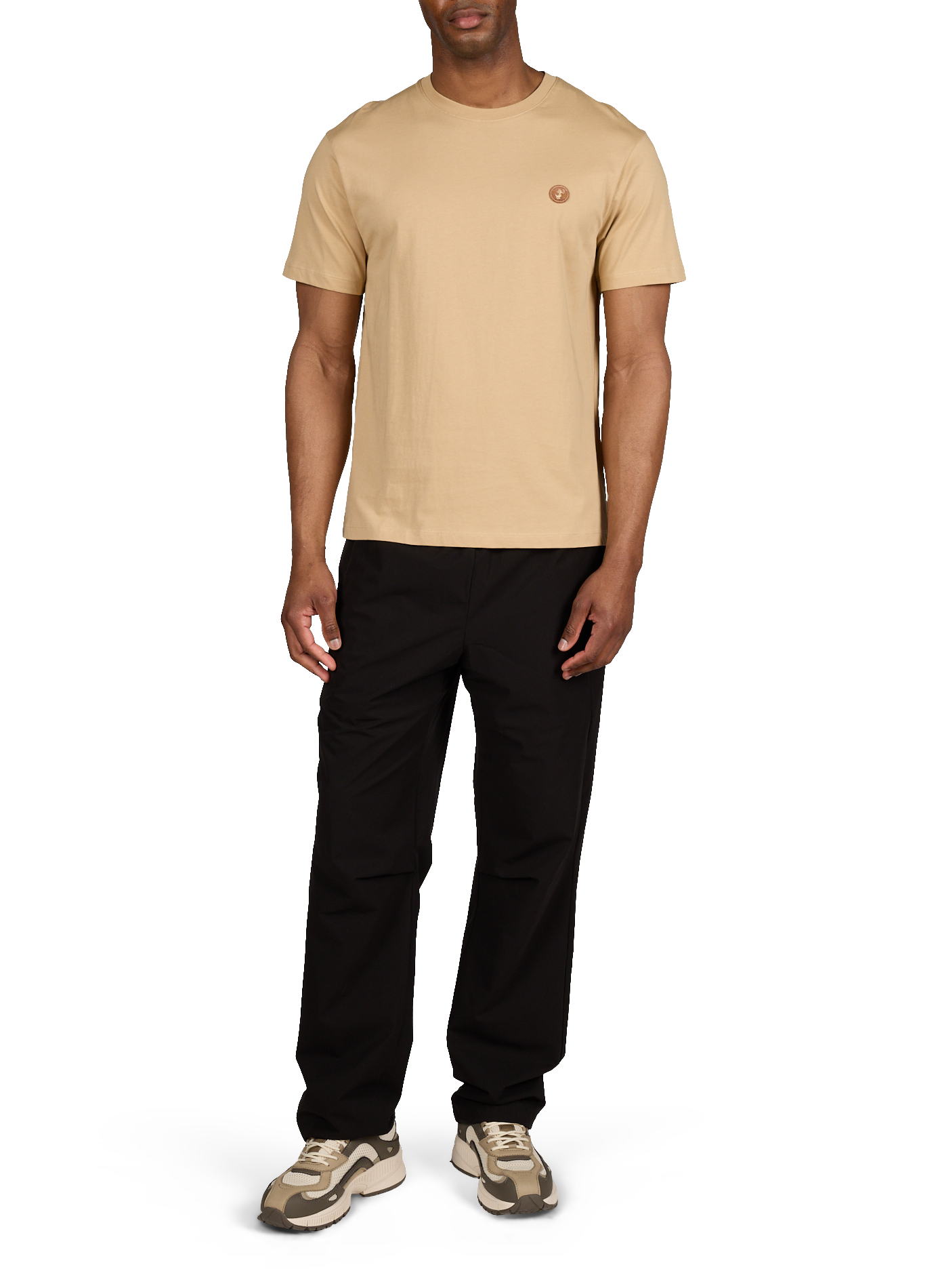 Tee-shirt droit en coton SAVE THE DUCK Beige