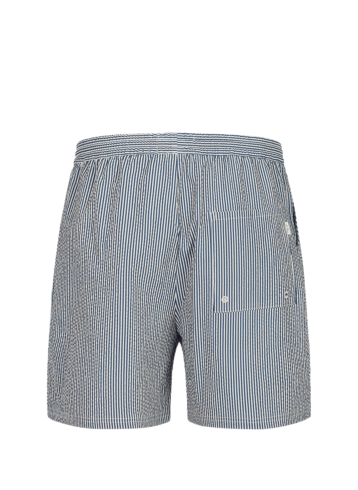 Striped swim shorts LES DEUX Blue