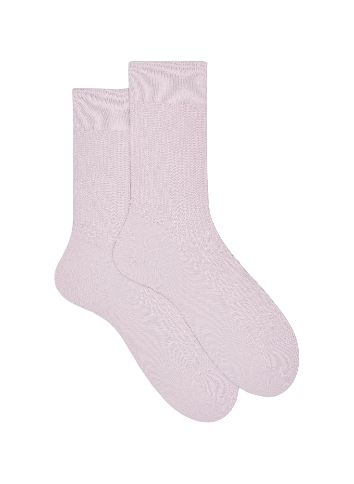 Chaussettes mi-hautes côtelées en coton DORÉ DORÉ Rose