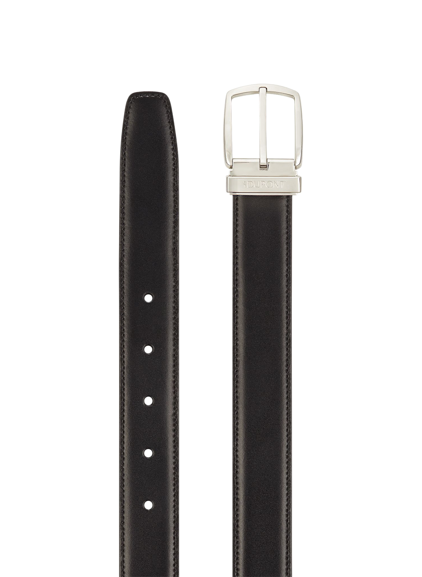 Leather Line D Belt S.T. DUPONT Black